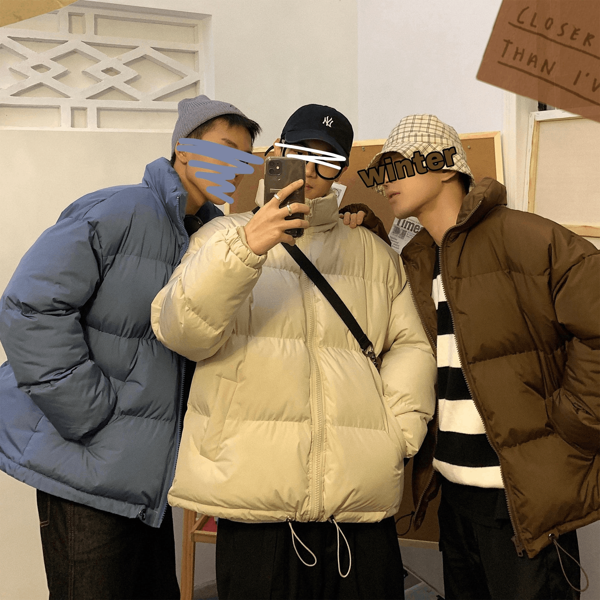 Japanese Brand × Vintage Oversized simple puffer jacket with full zip (Brown) Size US XL / EU 56 / 4 - 8 Thumbnail