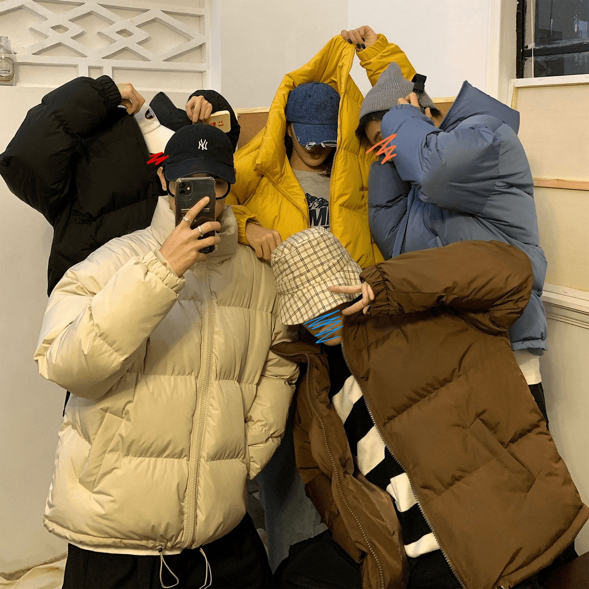 Japanese Brand × Vintage Oversized simple puffer jacket with full zip (Brown) Size US XL / EU 56 / 4 - 7 Thumbnail