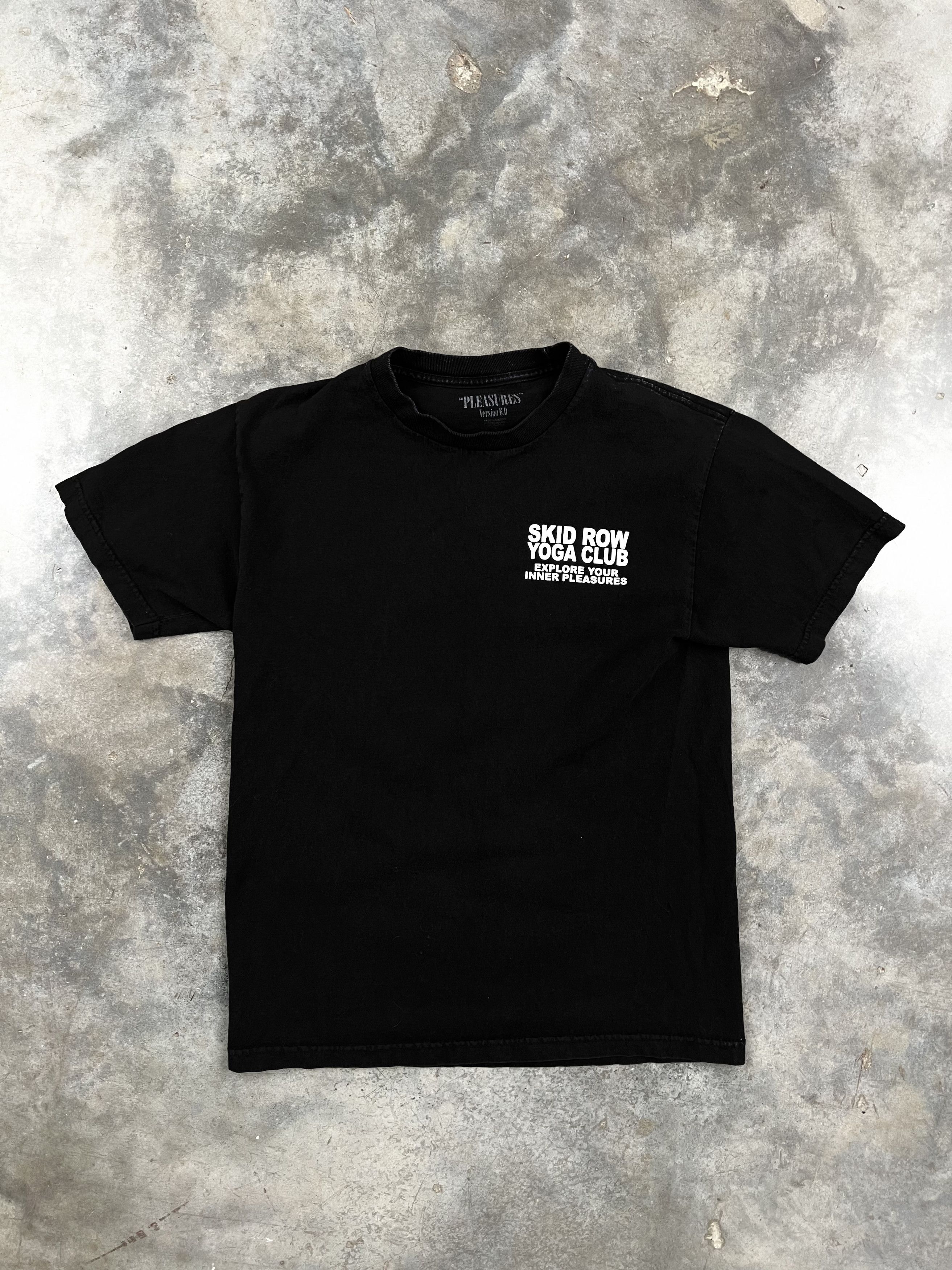 Pleasures Pleasures Skid Row Yoga OG Logo Tee Black Small 🥣🧊❄️ 666 Size US S / EU 44-46 / 1 - 3 Thumbnail