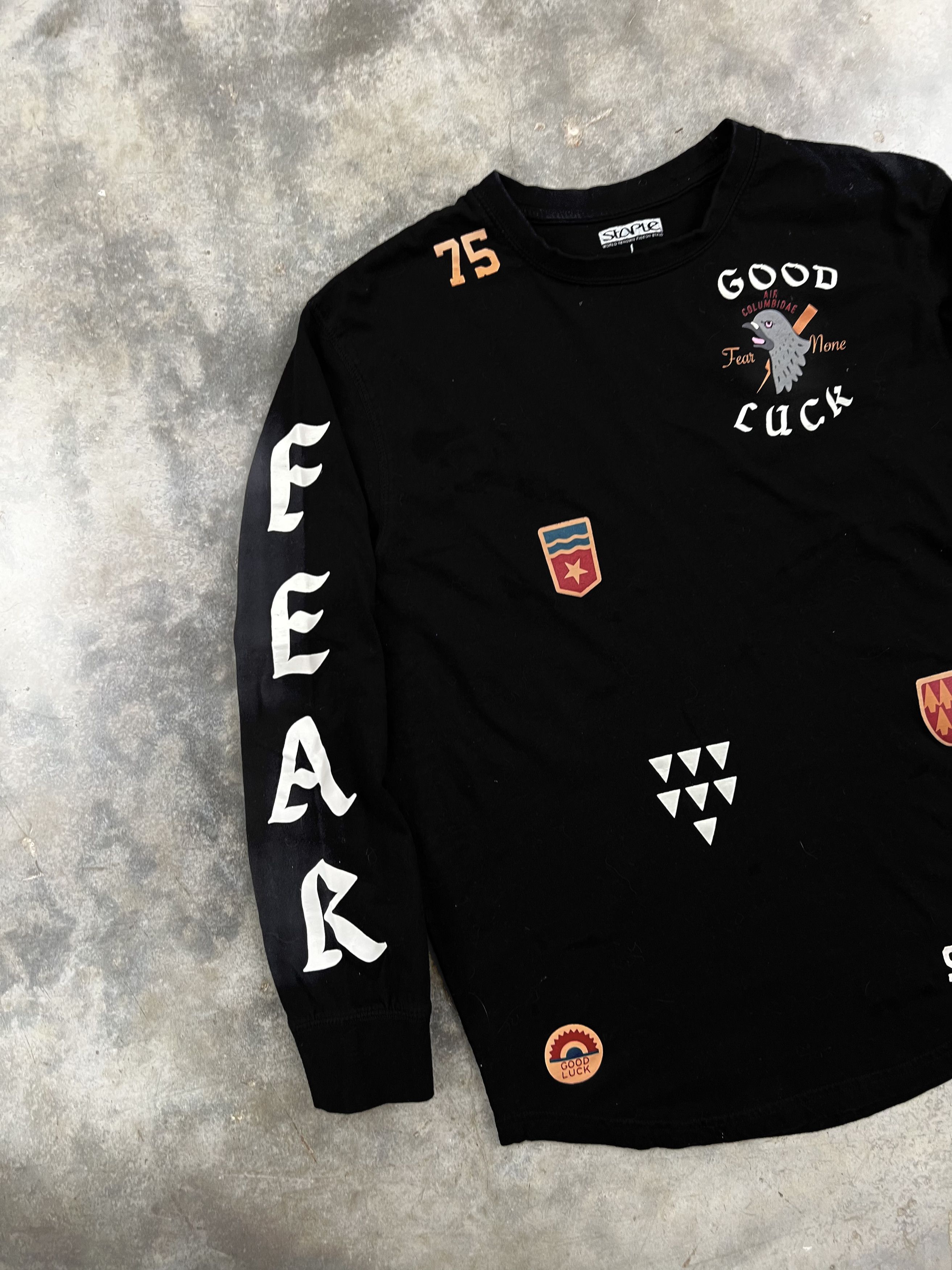 Staple Staple Fear None Black Pigeon Emblem Long Sleeve Large Size US L / EU 52-54 / 3 - 2 Thumbnail
