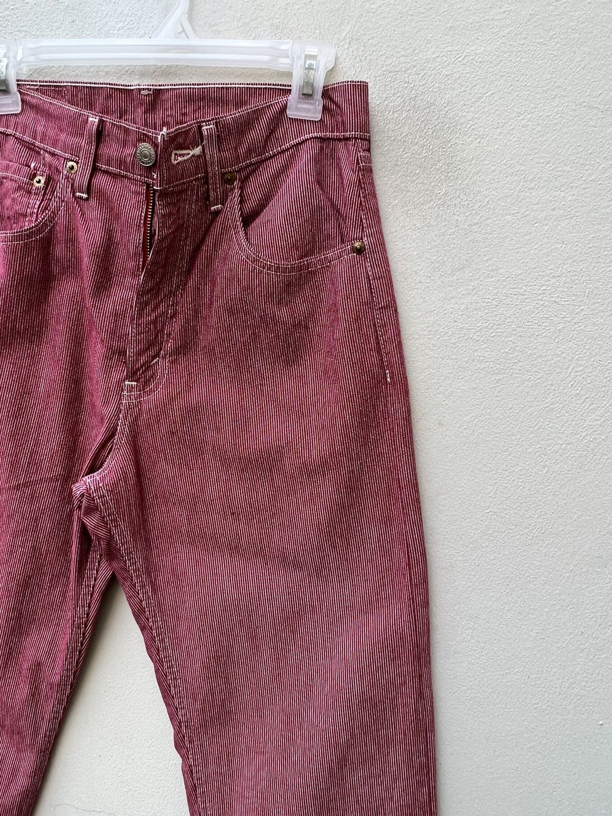 Levi's Vintage 1994 Levi’s 512 Wabash Striped Red Jeans Size US 29 - 12 Thumbnail