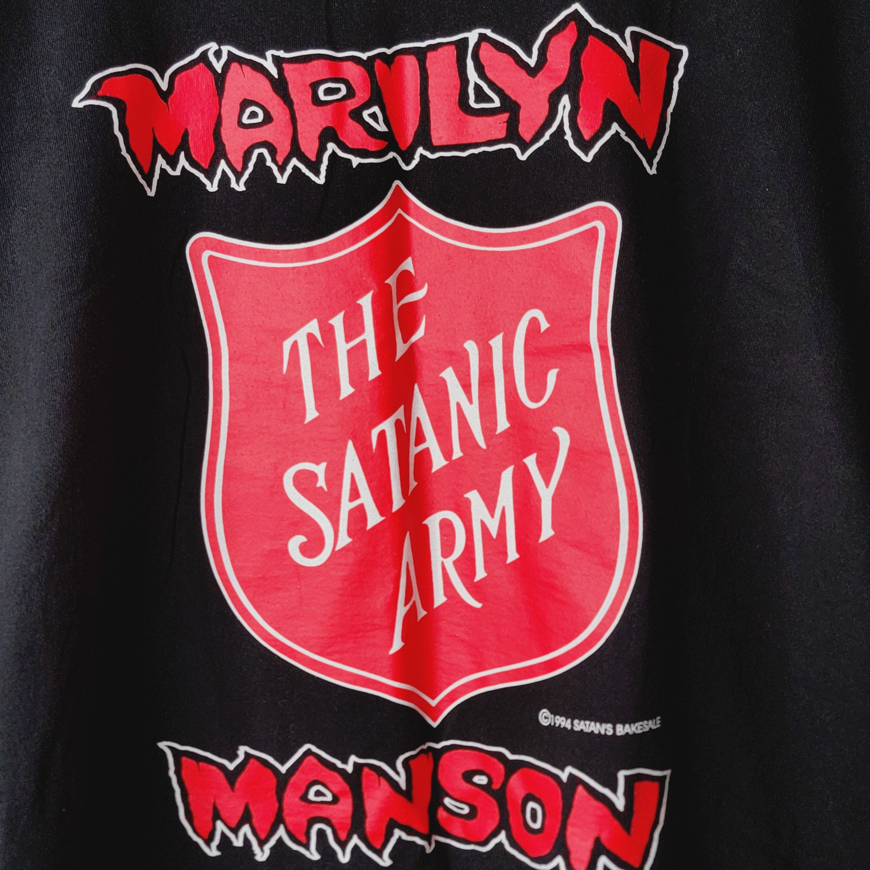 Vintage Vintage Deadstock 1994 Marilyn Manson 'Satanic Army' shirt 