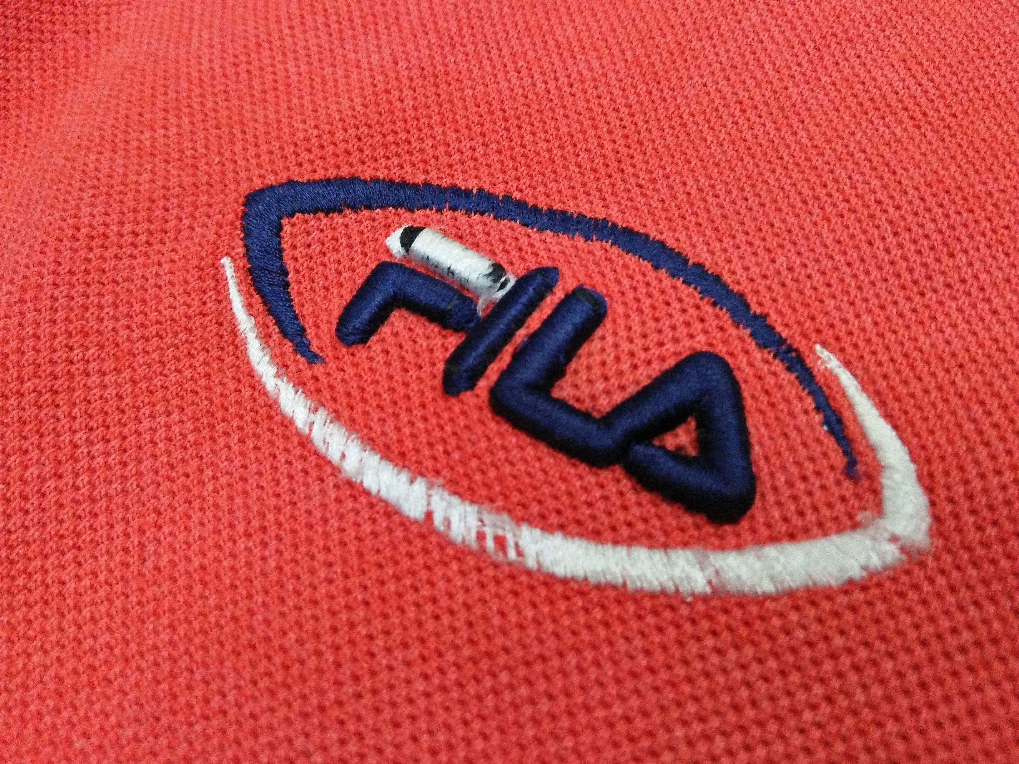 Fila × Vintage FILA Vintage Clothing Embroidered Logo Red Polo. Size US XL / EU 56 / 4 - 8 Thumbnail