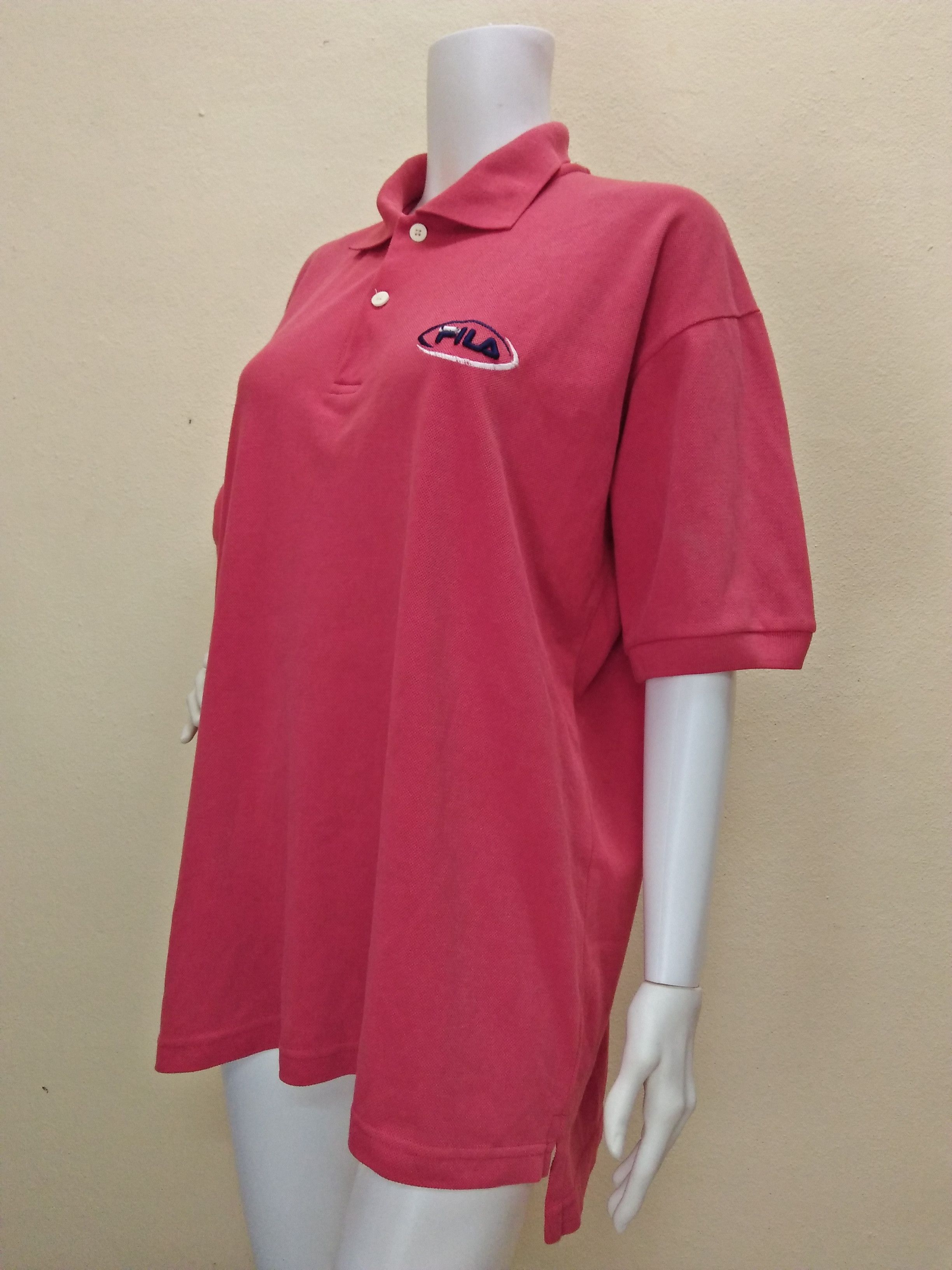 Fila × Vintage FILA Vintage Clothing Embroidered Logo Red Polo. Size US XL / EU 56 / 4 - 5 Thumbnail