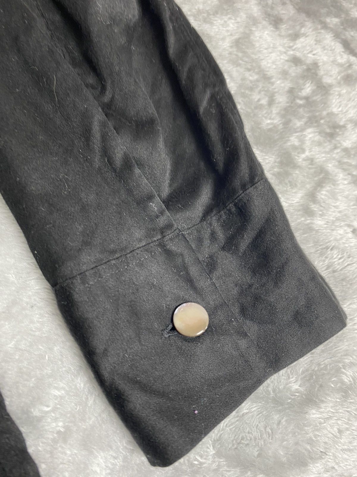 Number (N)ine Number (n)ine Black Double Pocket Shirt Size US M / EU 48-50 / 2 - 10 Thumbnail