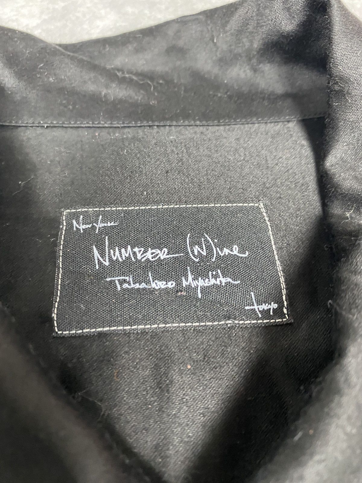 Number (N)ine Number (n)ine Black Double Pocket Shirt Size US M / EU 48-50 / 2 - 7 Thumbnail