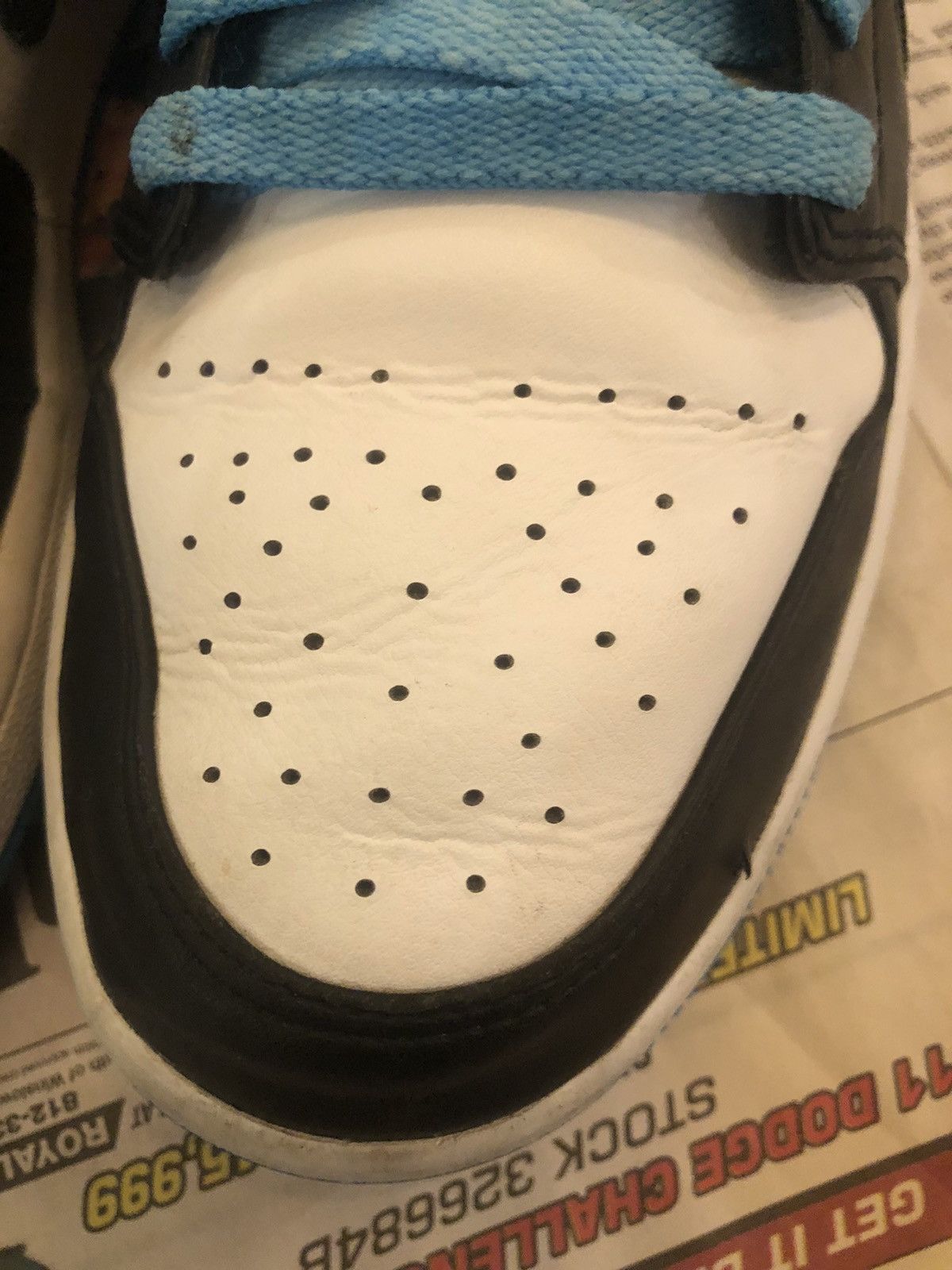 Jordan Brand Jordan 1 Low Laser Blue Size US 9.5 / EU 42-43 - 11 Thumbnail