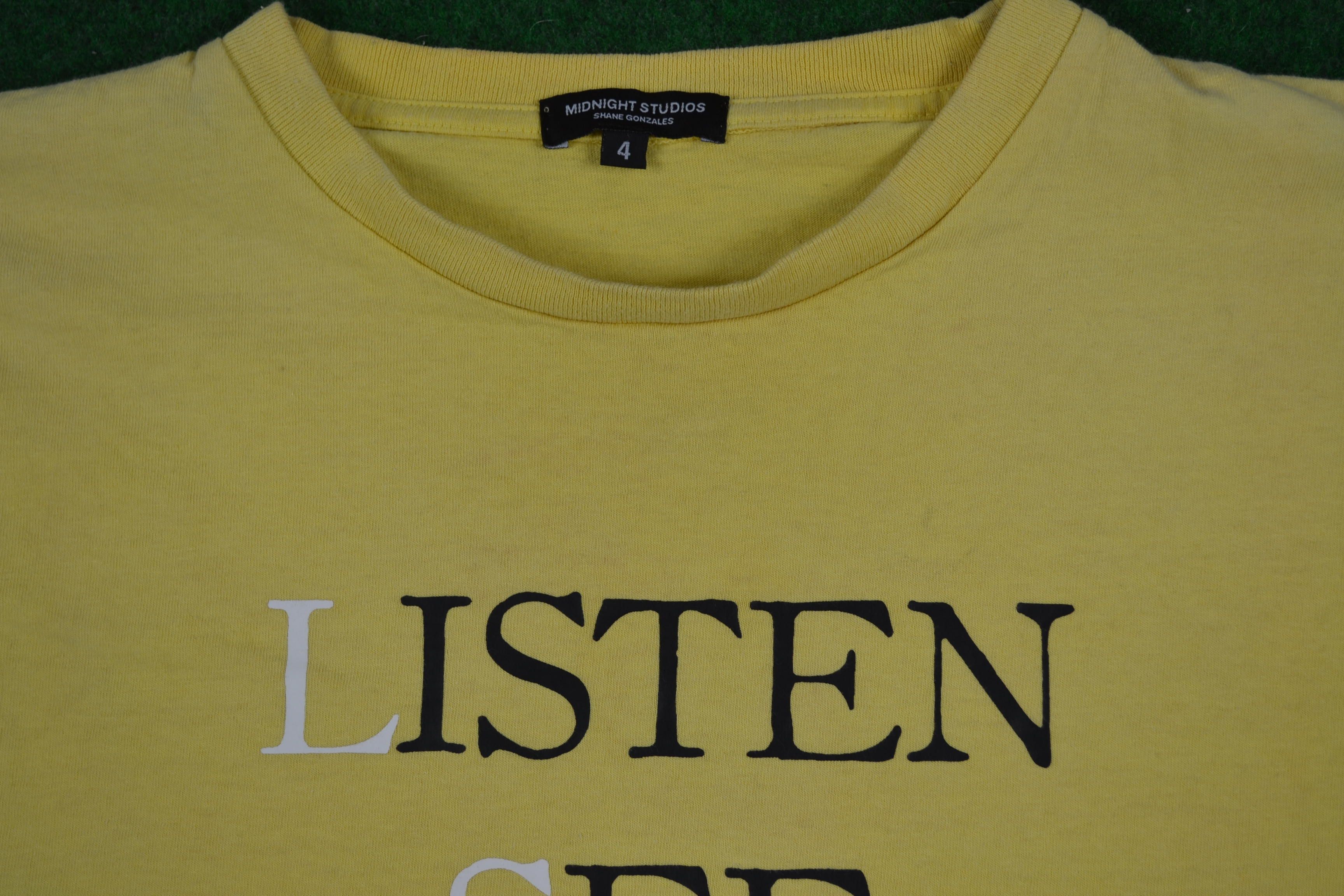 Midnight Studios Midnight Listen See Destroy LSD Tee Shirt Rave Rocky Shane Size US XL / EU 56 / 4 - 3 Thumbnail