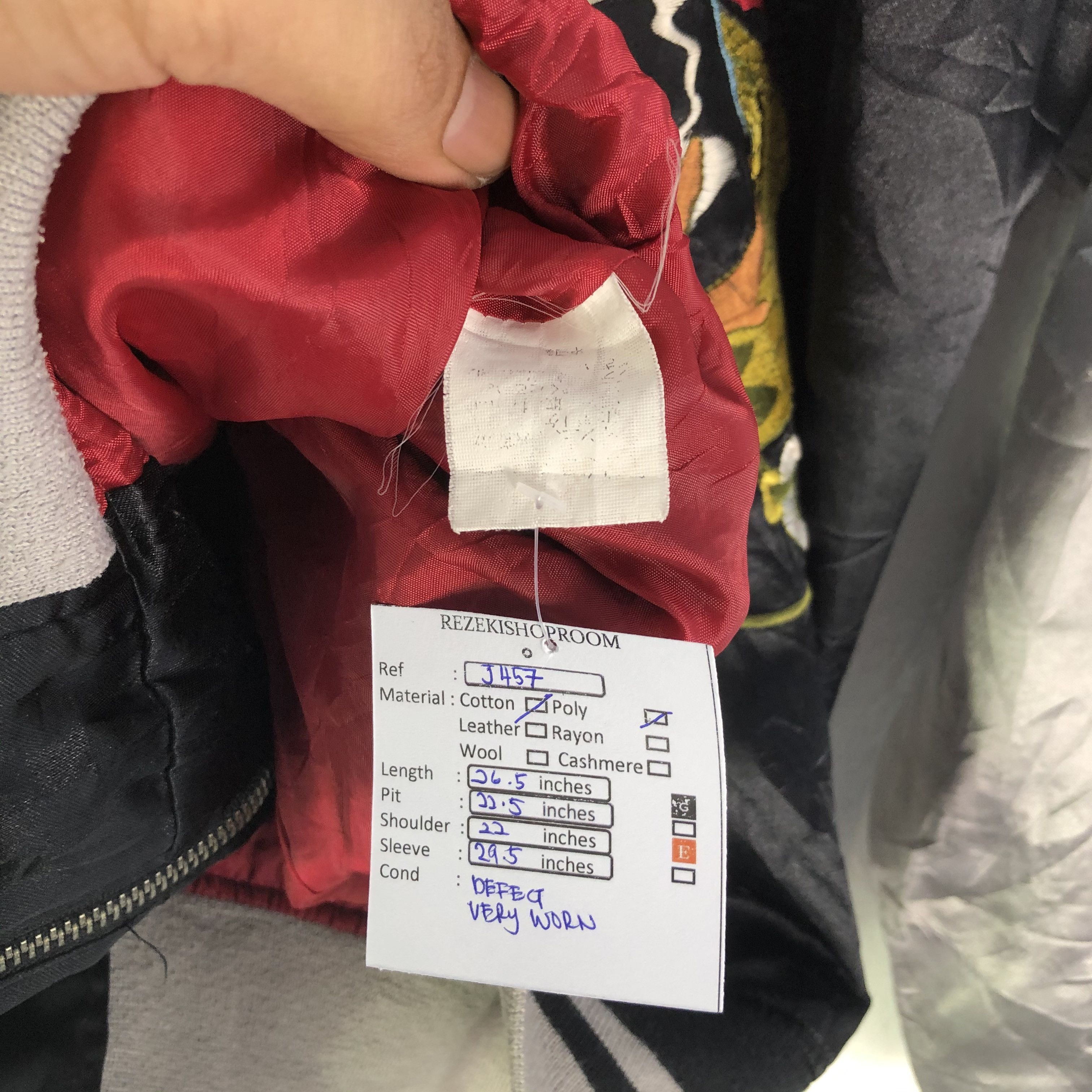 Japanese Brand Dragon Fuji Mountain Embroidered Sukajan Jacket Size US M / EU 48-50 / 2 - 12 Thumbnail