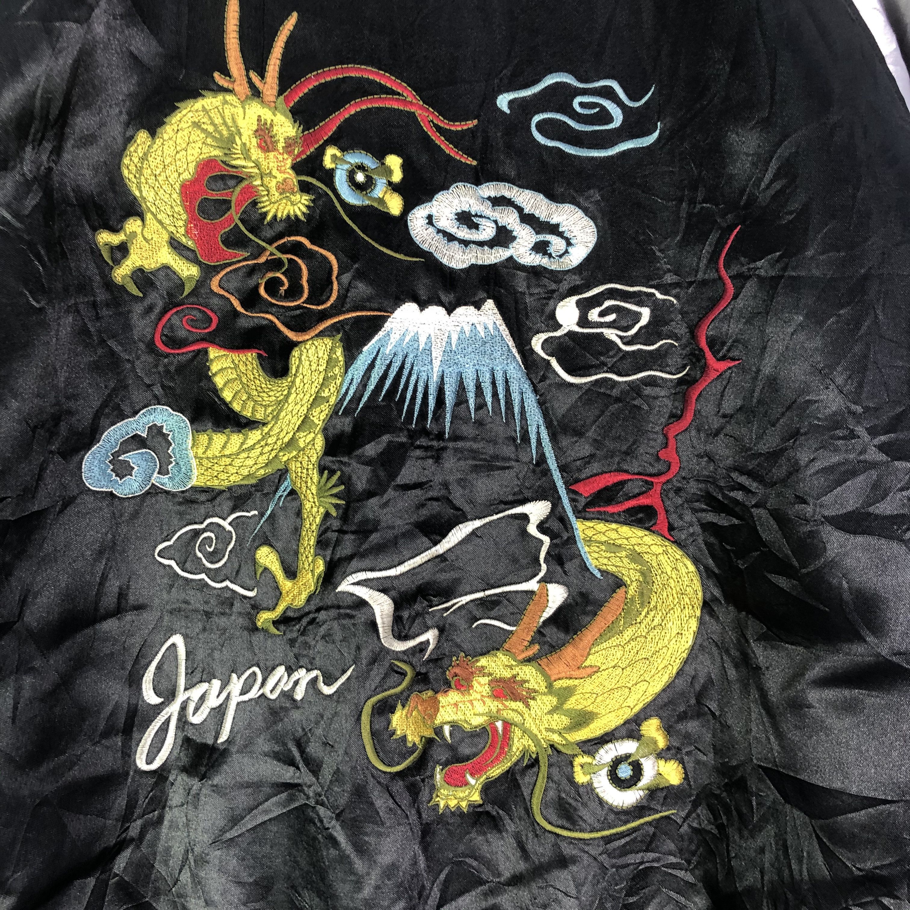 Japanese Brand Dragon Fuji Mountain Embroidered Sukajan Jacket Size US M / EU 48-50 / 2 - 5 Thumbnail