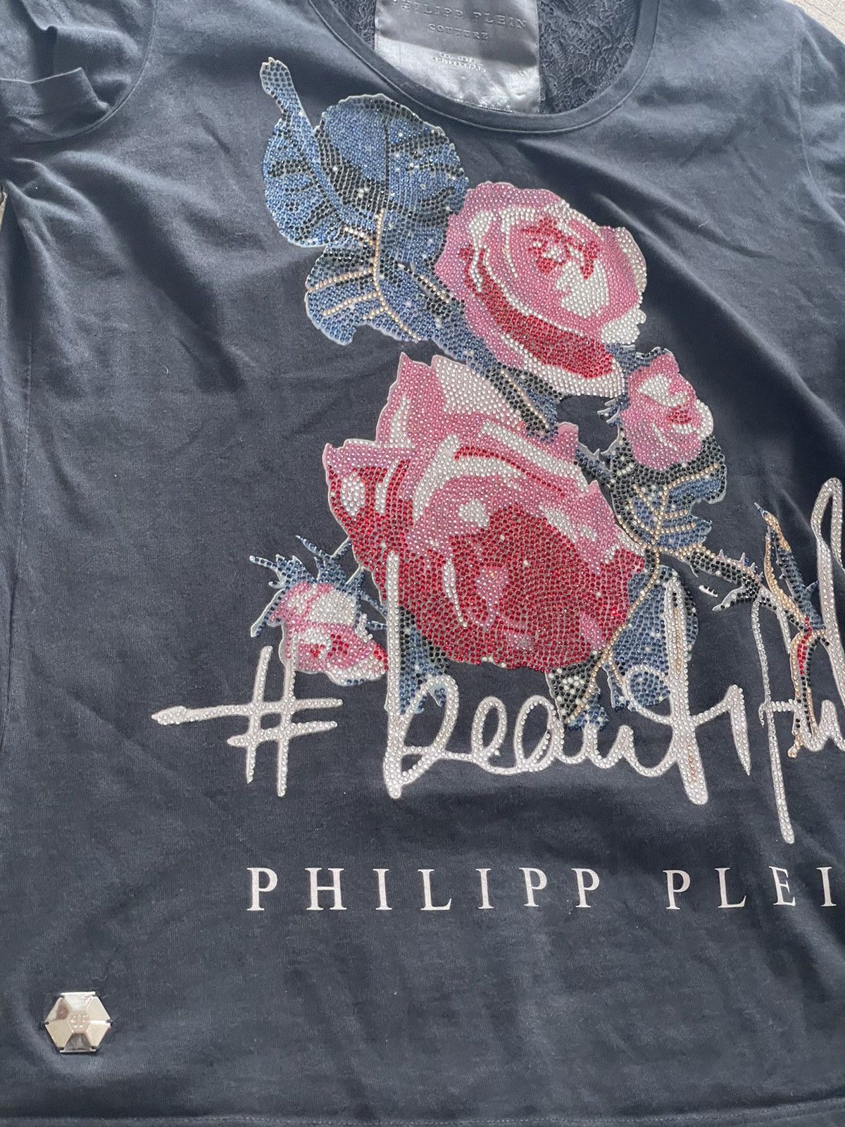 Philipp Plein Philipp Plein Couture Rhinestone Woman’s T-shirt Size US M / EU 48-50 / 2 - 3 Thumbnail