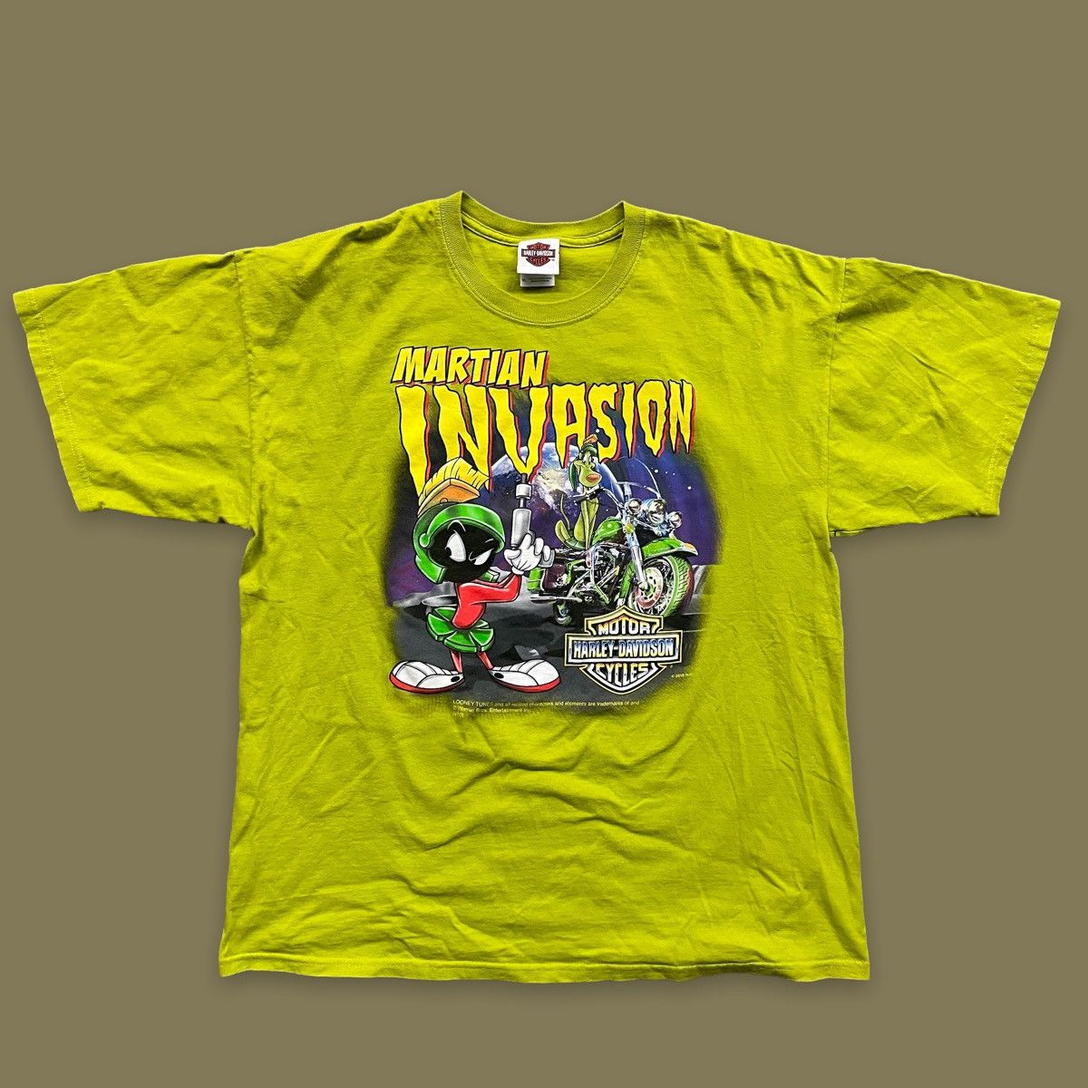 Harley Davidson★ミリタリー Tシャツ 限定【Harley Davidson】ミリタリー Tシャツ H.D Museumロゴ付き