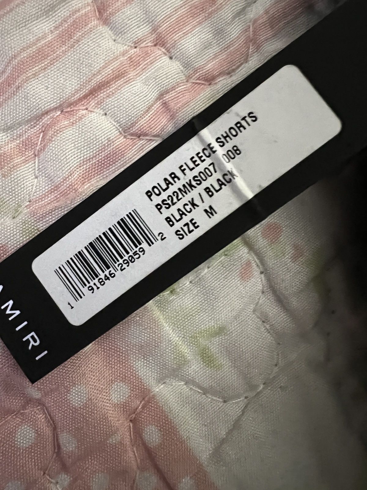 Amiri $750 NEW AMIRI Polar fleece texture track shorts black Size US 30 / EU 46 - 5 Thumbnail