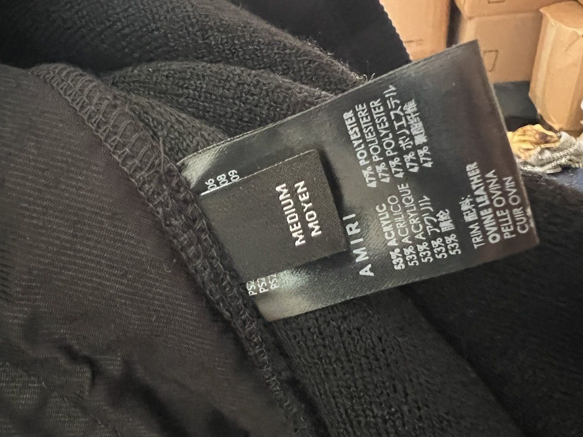 Amiri $750 NEW AMIRI Polar fleece texture track shorts black Size US 30 / EU 46 - 8 Thumbnail
