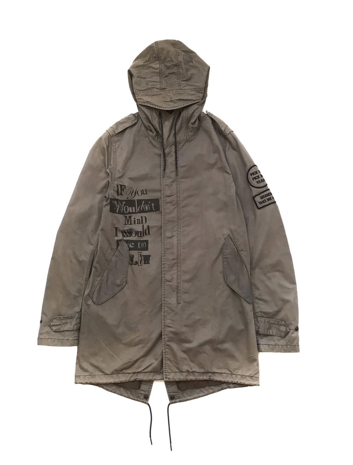 Hysteric Glamour 2007AW Hysteric Glamour X Kurt Cobain Parka Jacket Size US S / EU 44-46 / 1 - 2 Thumbnail