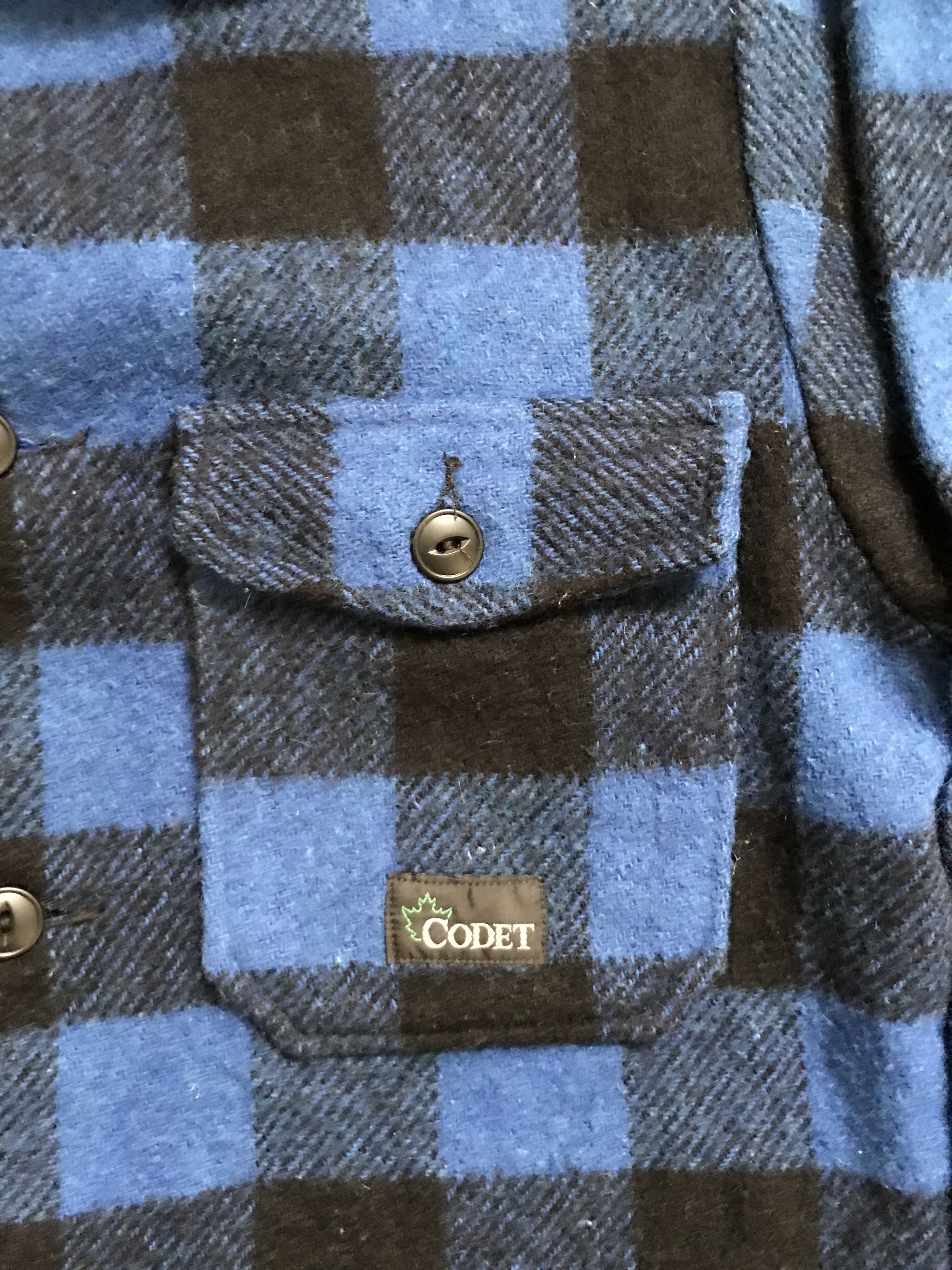 Vintage F6 Vintage CODET Double Pocket Heavy Plaid Flannel Size US S / EU 44-46 / 1 - 7 Thumbnail