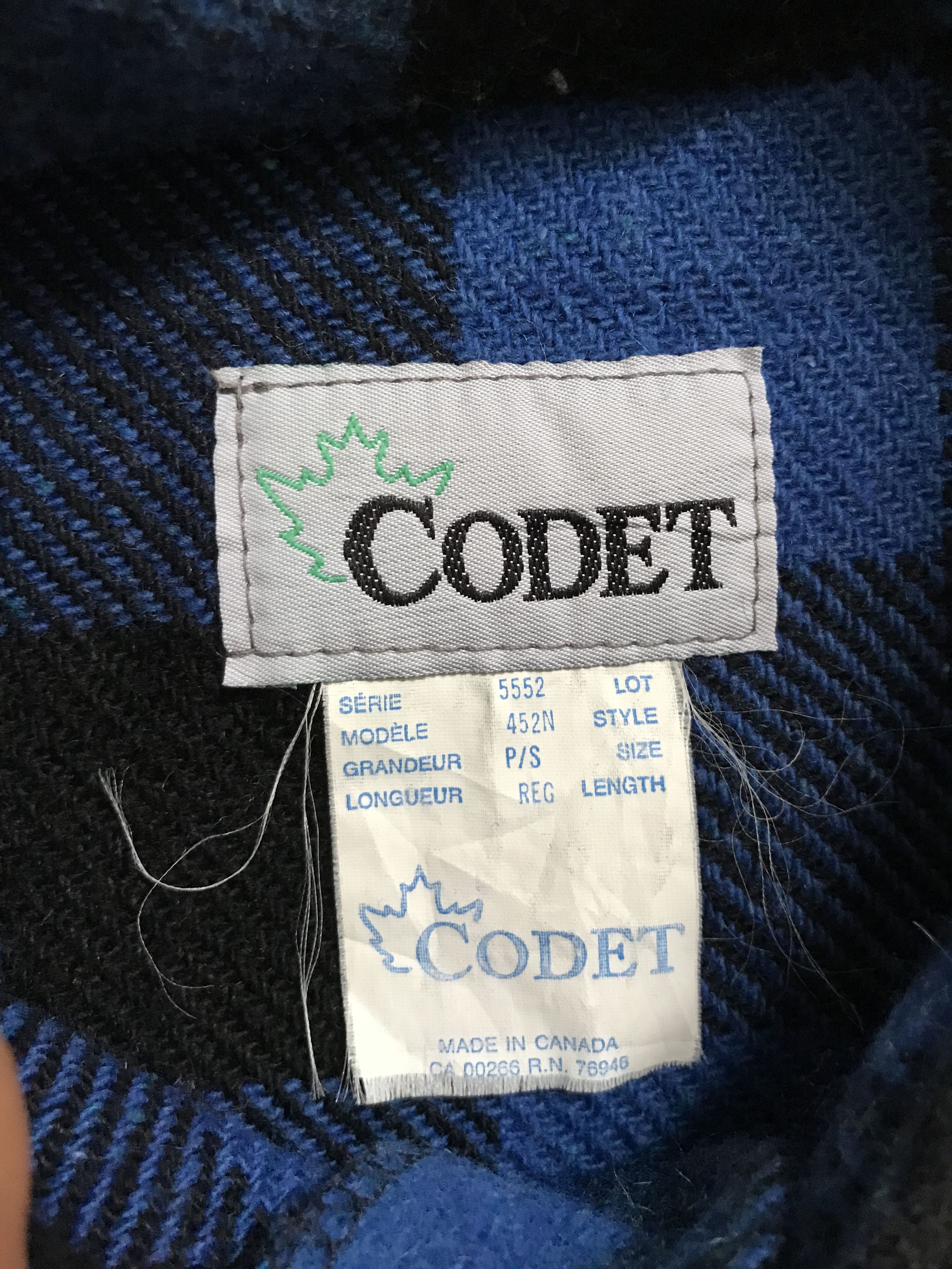 Vintage F6 Vintage CODET Double Pocket Heavy Plaid Flannel Size US S / EU 44-46 / 1 - 6 Thumbnail