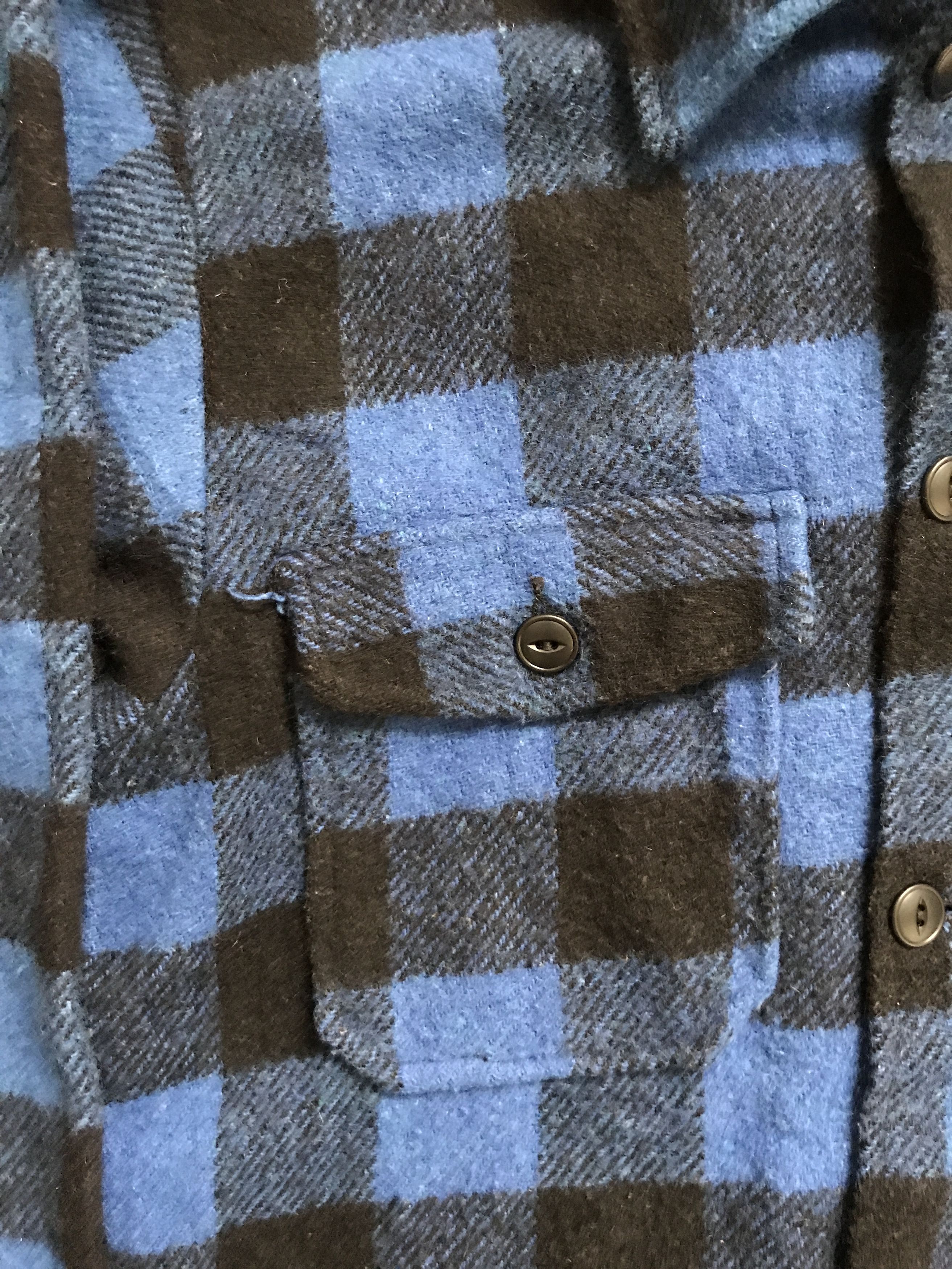 Vintage F6 Vintage CODET Double Pocket Heavy Plaid Flannel Size US S / EU 44-46 / 1 - 8 Thumbnail