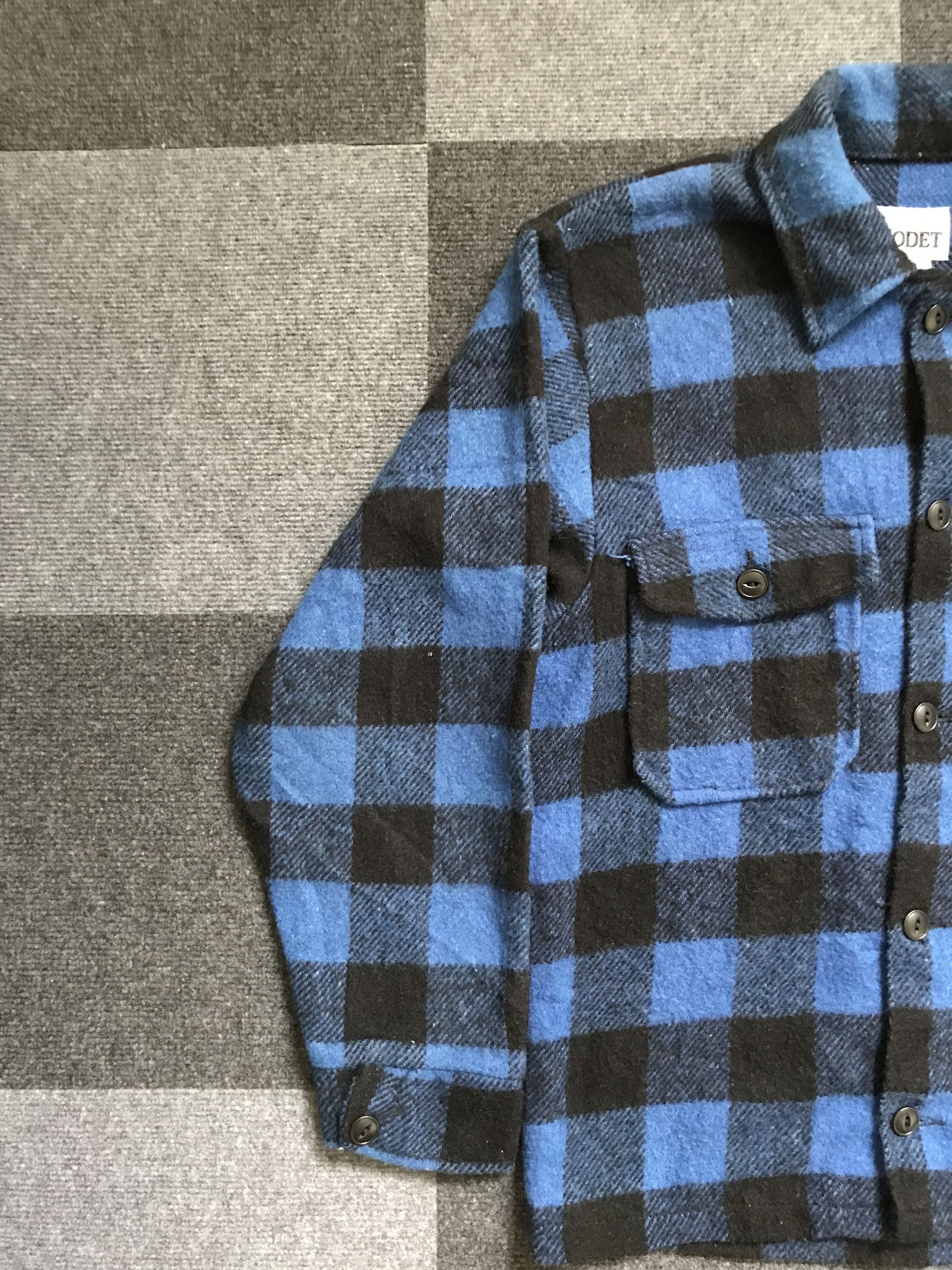 Vintage F6 Vintage CODET Double Pocket Heavy Plaid Flannel Size US S / EU 44-46 / 1 - 5 Thumbnail