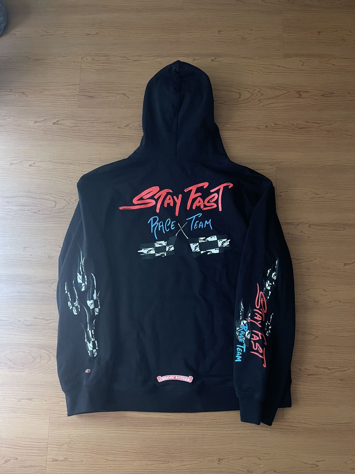 コラボ♪【Chrome Hearts × Matty Boy】ステイファスト hoodie Chrome Hearts Black Matty Boy Stay Fast Hoodie – Savonches