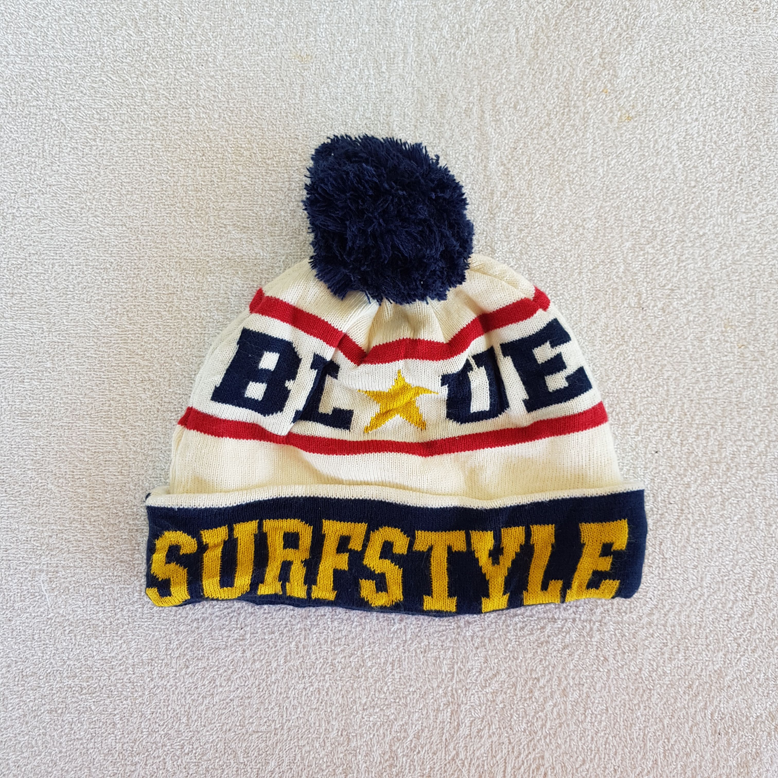 Japanese Brand × Vintage Japanese Surf Style Beanie Snow Cap Hats Surfwear AC10377. Size ONE SIZE - 5 Thumbnail
