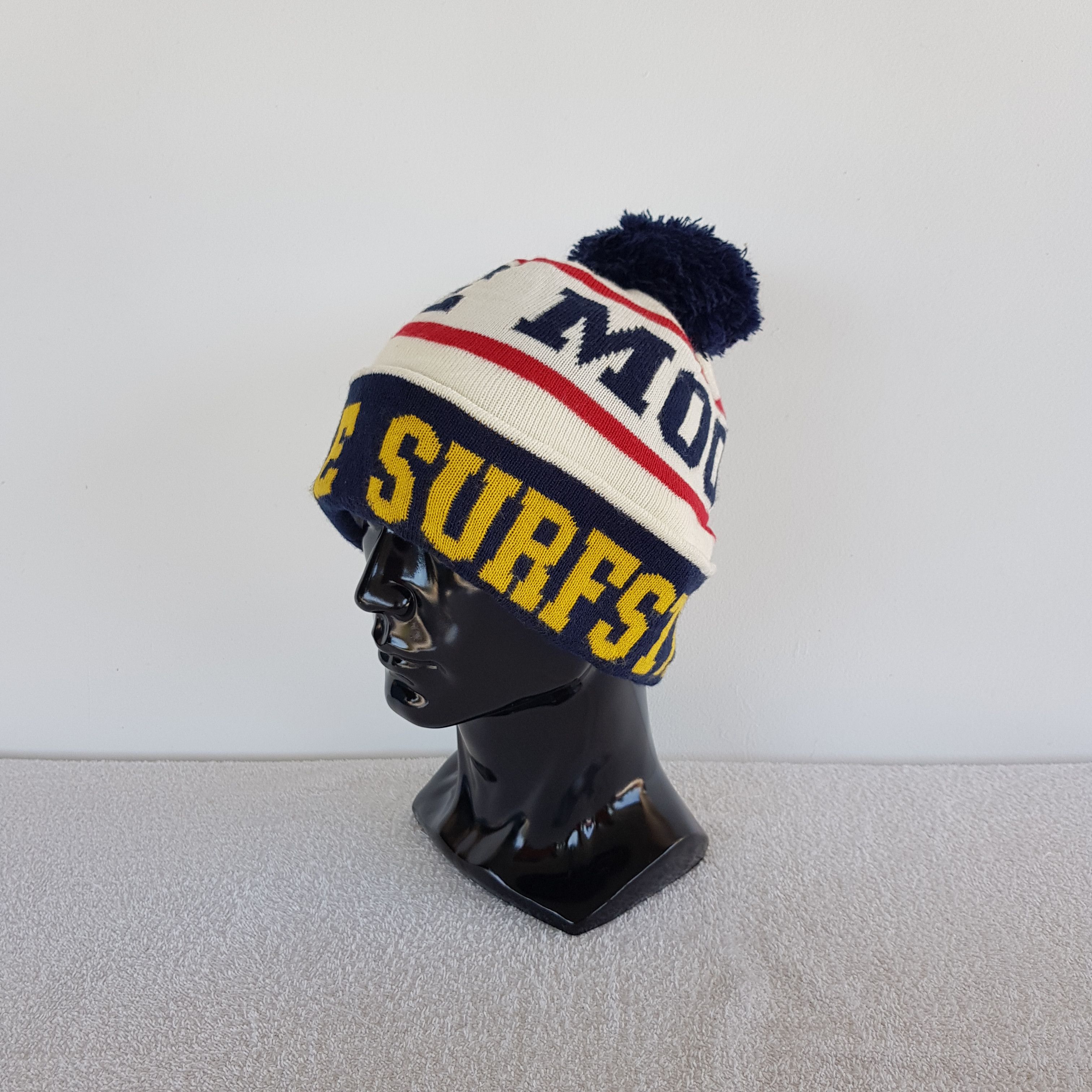 Japanese Brand × Vintage Japanese Surf Style Beanie Snow Cap Hats Surfwear AC10377. Size ONE SIZE - 1 Thumbnail