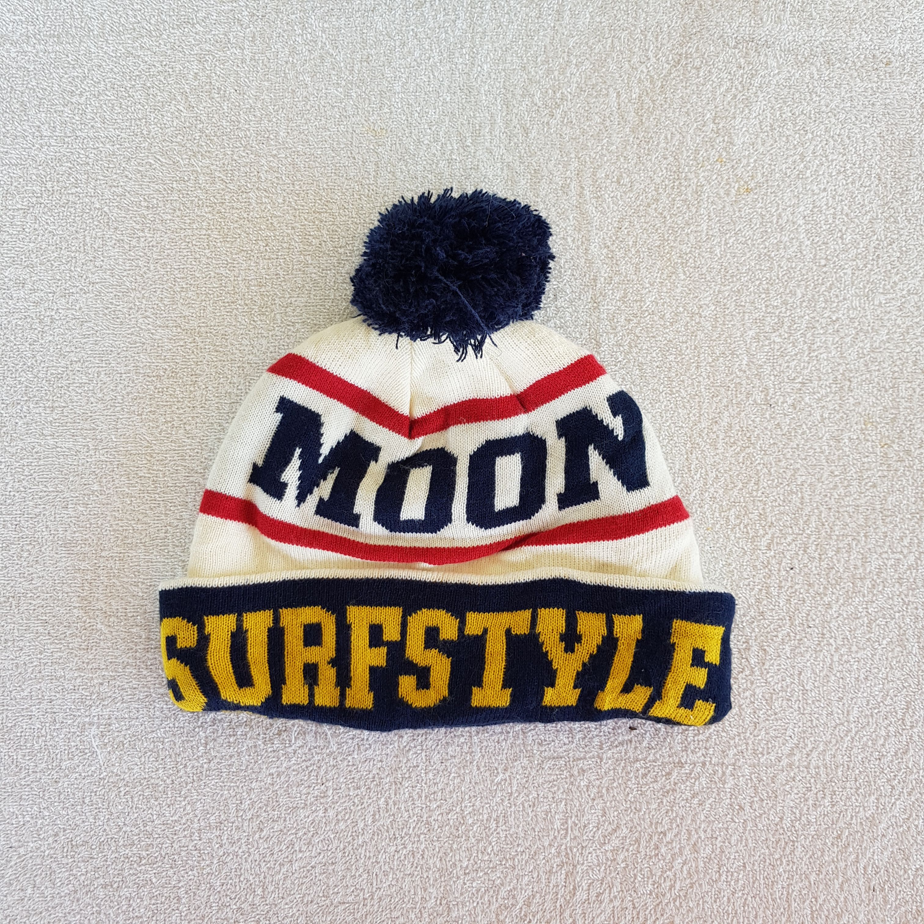 Japanese Brand × Vintage Japanese Surf Style Beanie Snow Cap Hats Surfwear AC10377. Size ONE SIZE - 6 Thumbnail