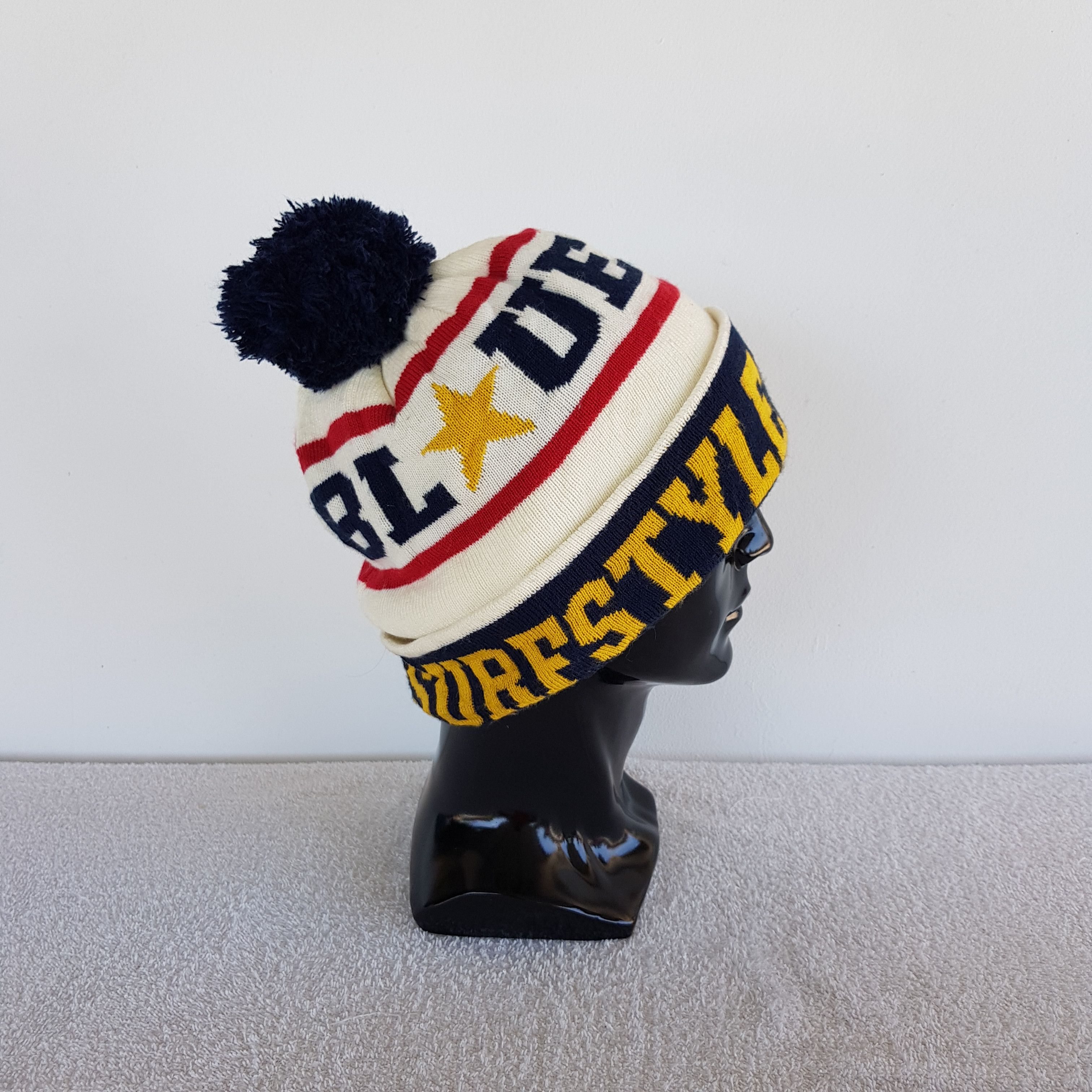 Japanese Brand × Vintage Japanese Surf Style Beanie Snow Cap Hats Surfwear AC10377. Size ONE SIZE - 3 Thumbnail