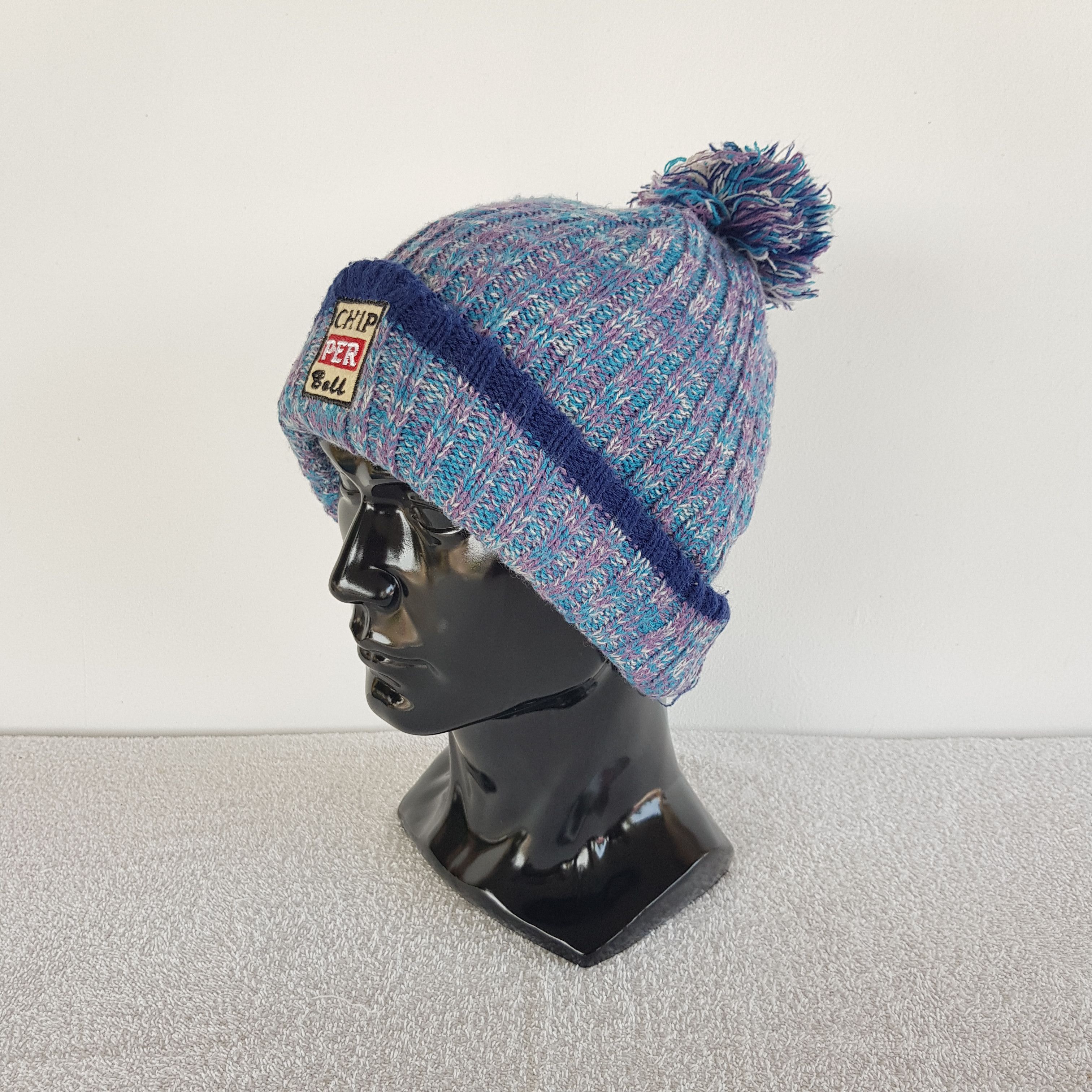 Japanese Brand × Vintage Chip per Ball Beanie Snow Cap Japanese Knitted Crochet Hats Size ONE SIZE - 2 Thumbnail
