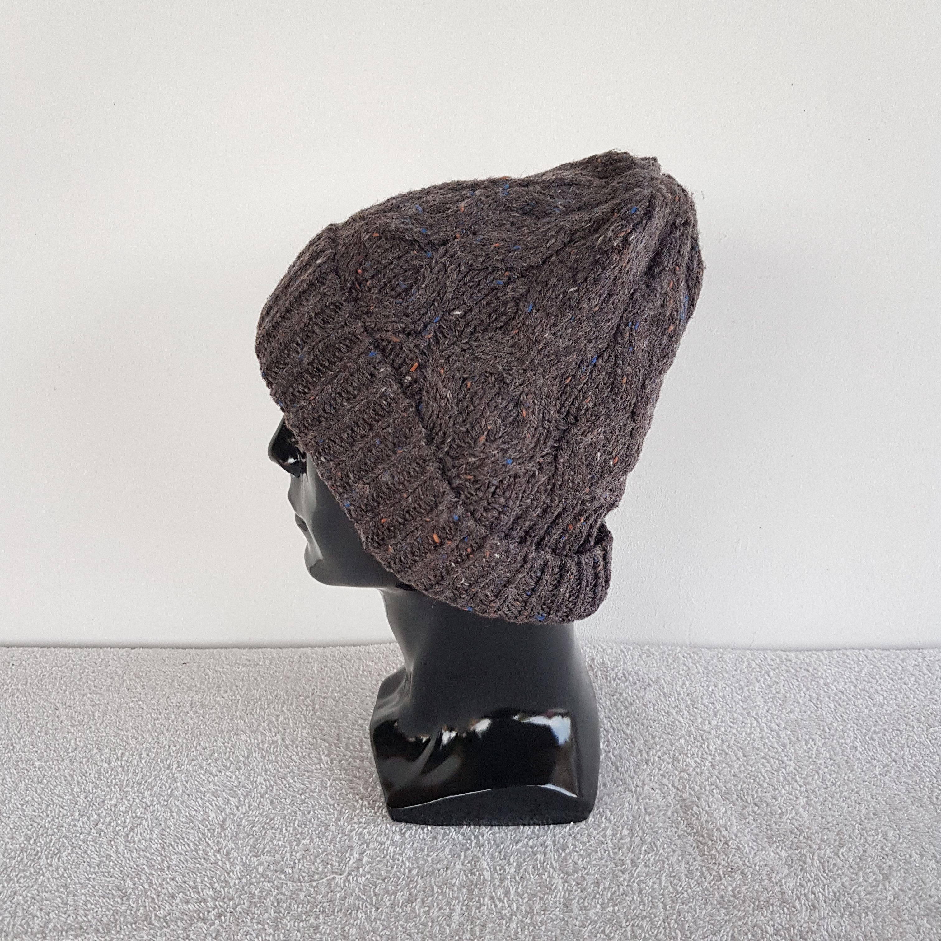 Japanese Brand × Vintage Unknown Japanese Knitted Crochet Hats Beanie Snow Cap Size ONE SIZE - 4 Thumbnail