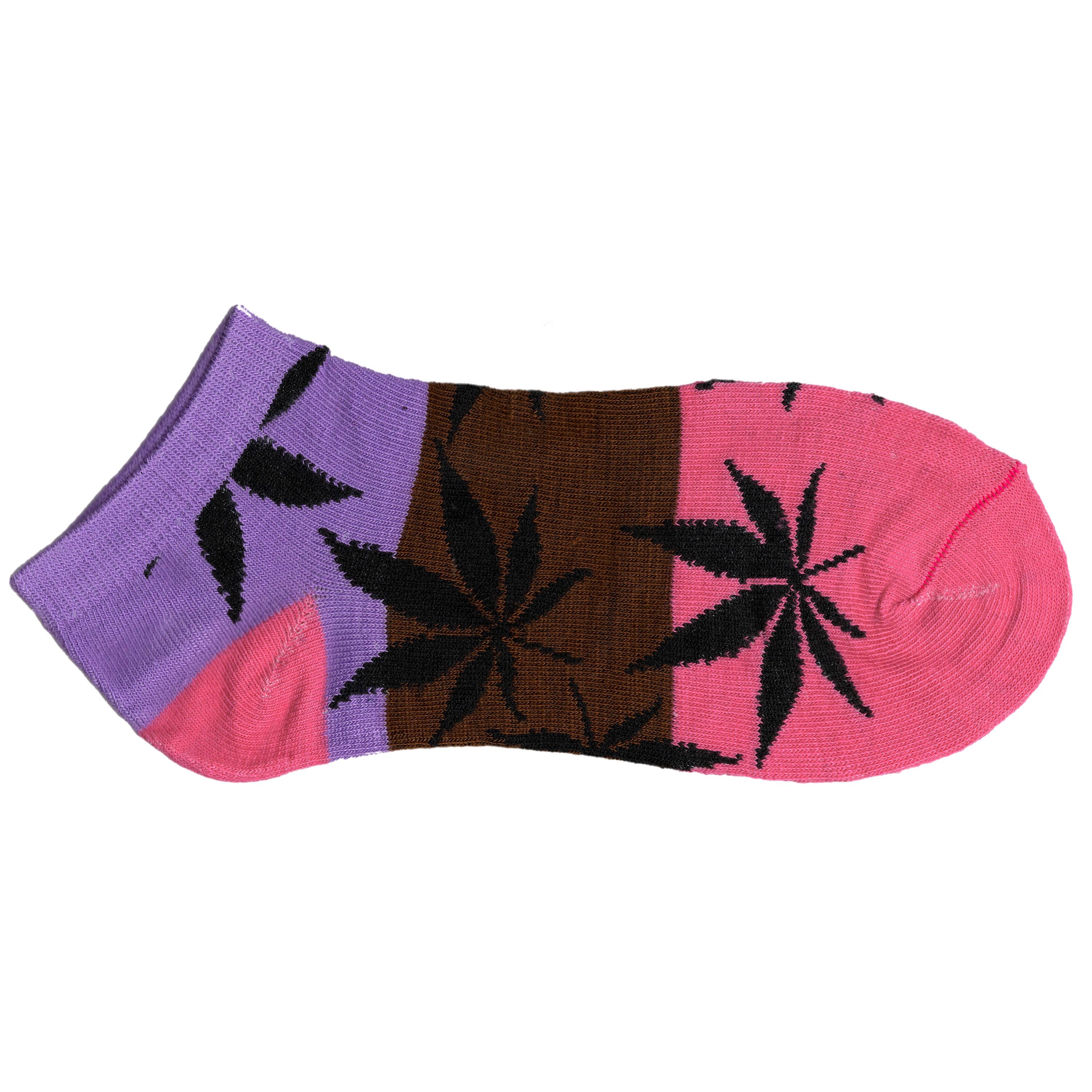 Women's Trendy Weed Sock Bundle - 6 Pair