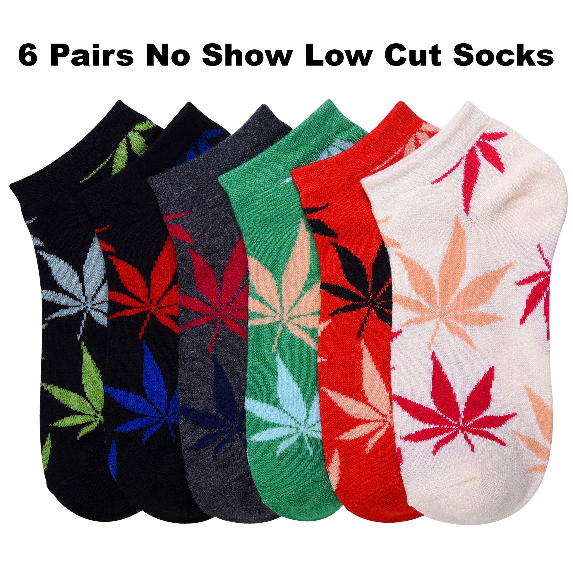 8 Pairs Women’s Super No Show Socks – Random Colors, Size 1-9 (Free Size)