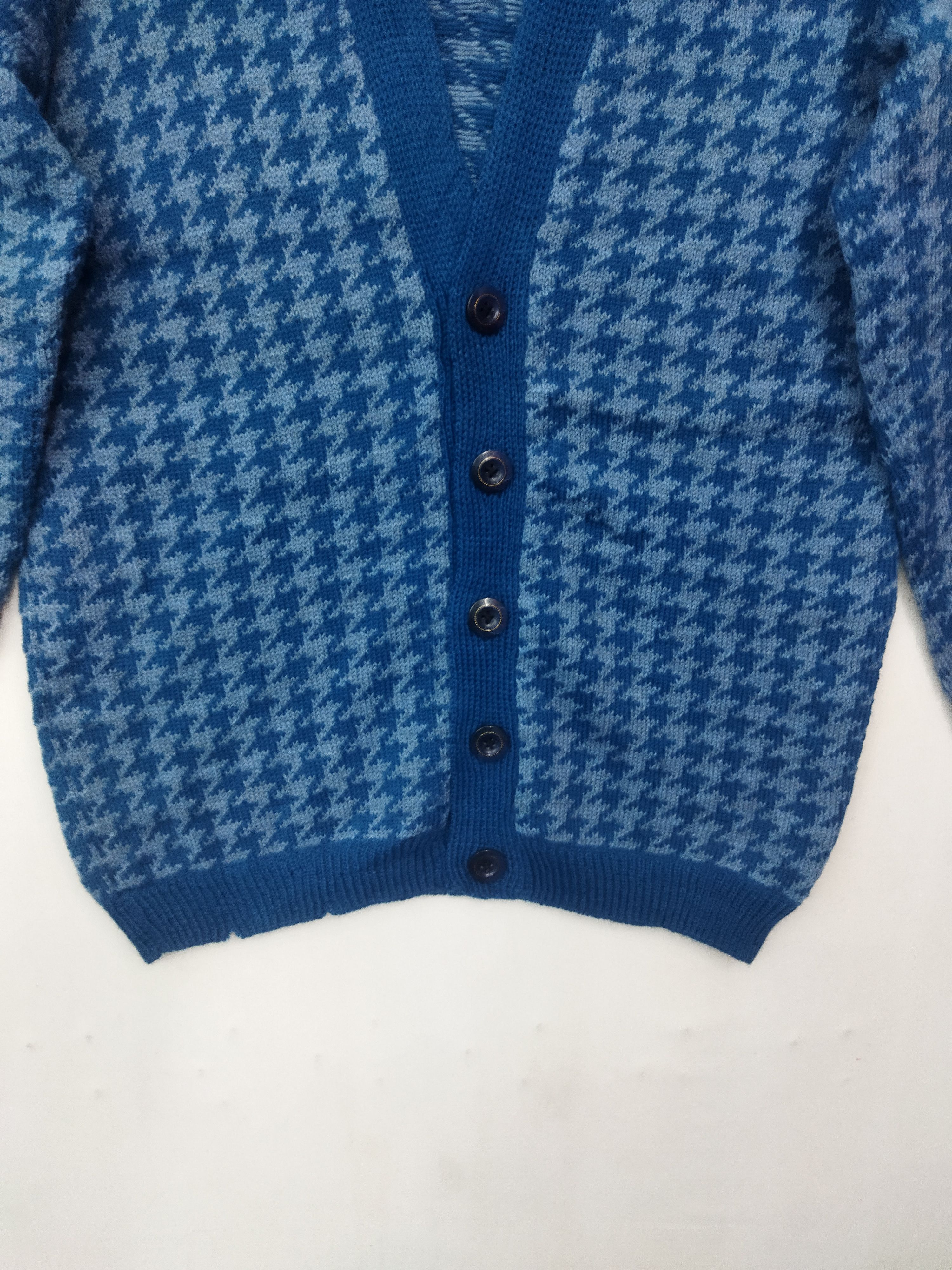 Vintage Unbrand Cardigan Saggy Knit Jumper Hounstooht