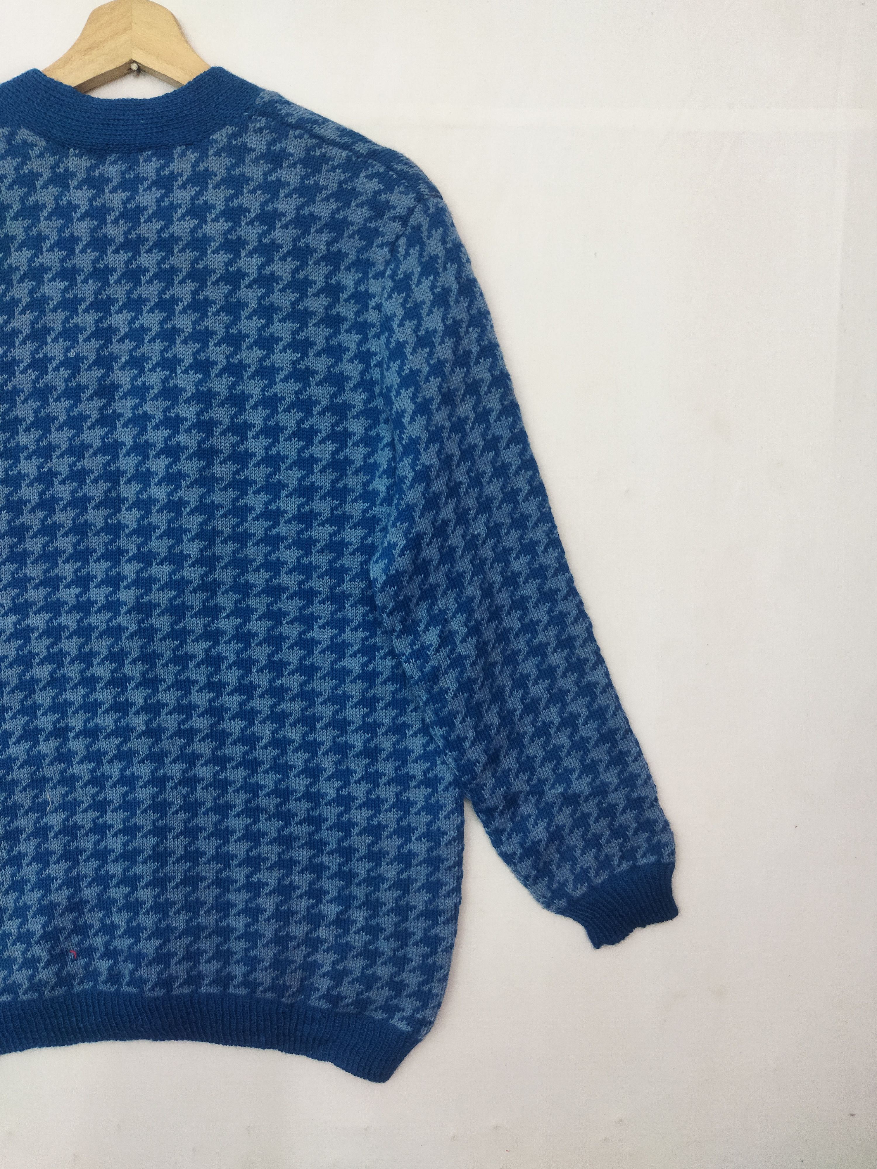 Vintage Unbrand Cardigan Saggy Knit Jumper Hounstooht