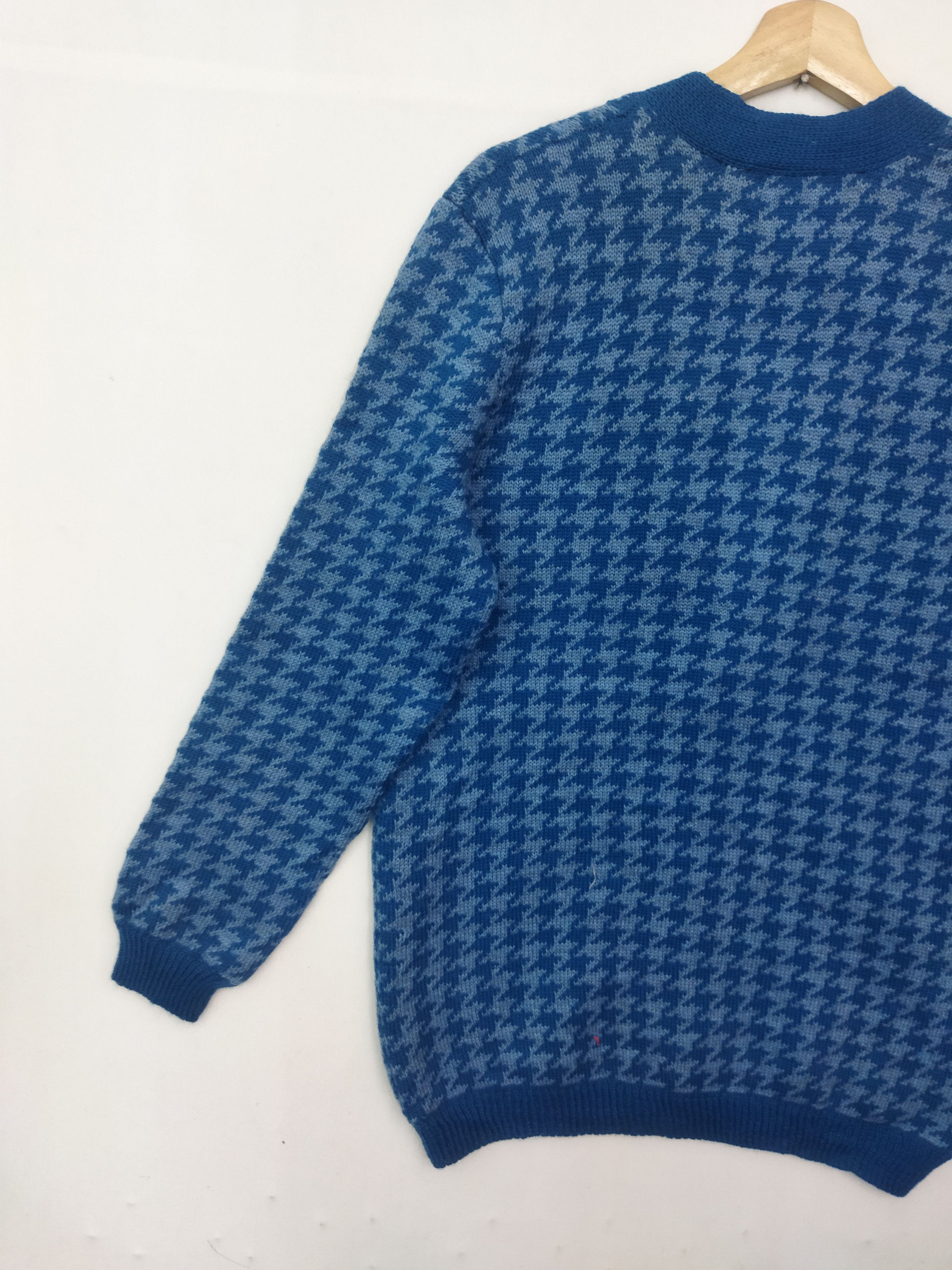 Vintage Unbrand Cardigan Saggy Knit Jumper Hounstooht