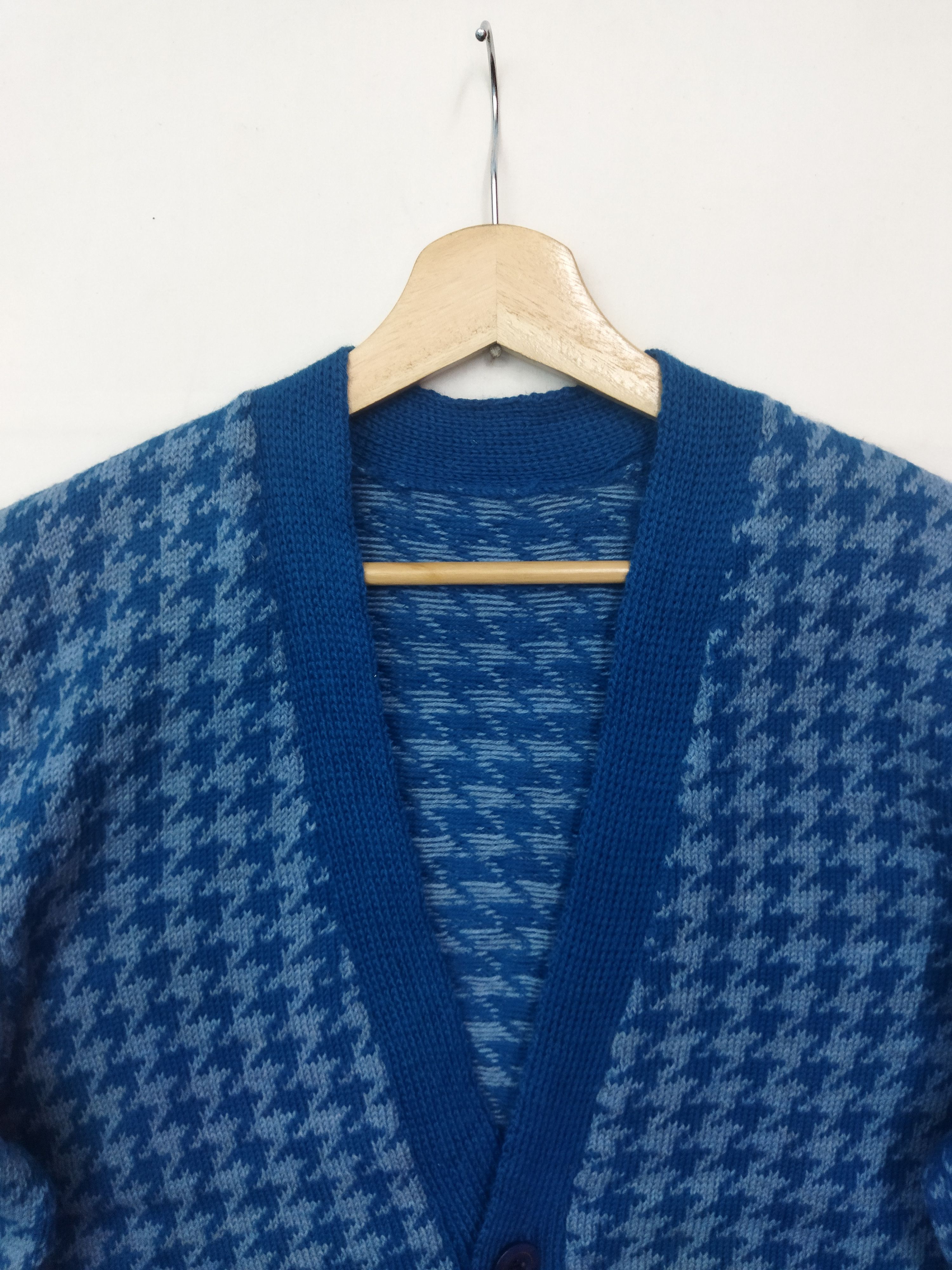 Vintage Unbrand Cardigan Saggy Knit Jumper Hounstooht