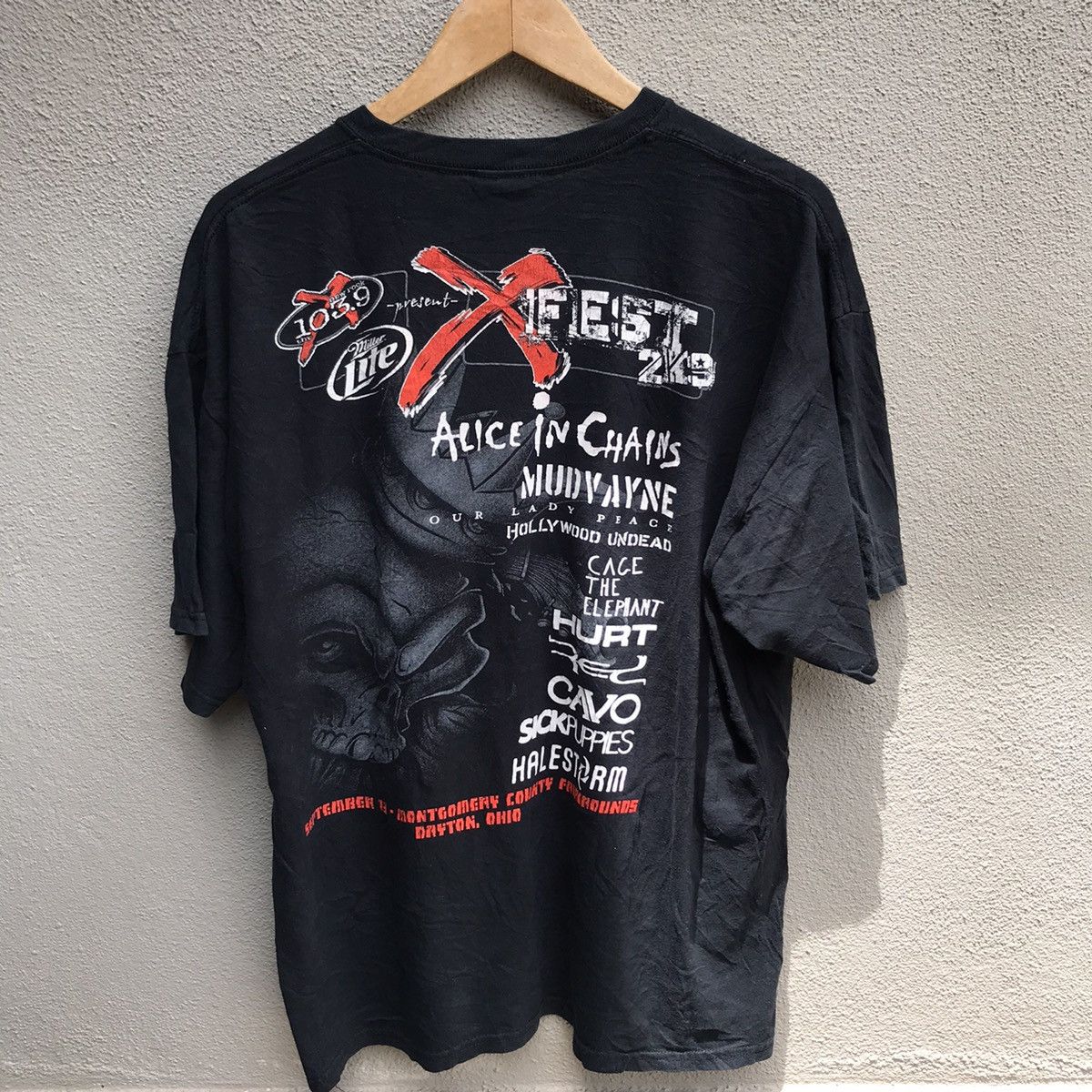 Band Tees X FEST 2009 Band alice in chains mudwayne Size US XL / EU 56 / 4 - 3 Thumbnail