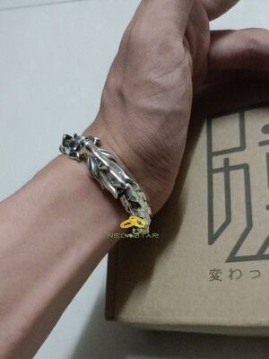 Jewelry 19cm Dragon Silver Bracelet Size ONE SIZE - 12 Thumbnail