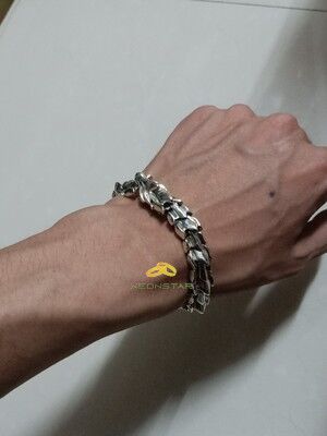 Jewelry 19cm Dragon Silver Bracelet Size ONE SIZE - 5 Thumbnail