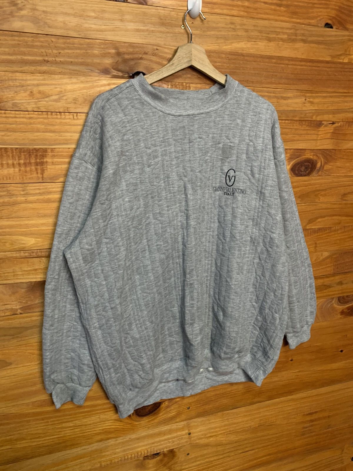 Vintage Vintage Embroidered Gianni Valentino Sweatshirt Size US XXL / EU 58 / 5 - 2 Thumbnail