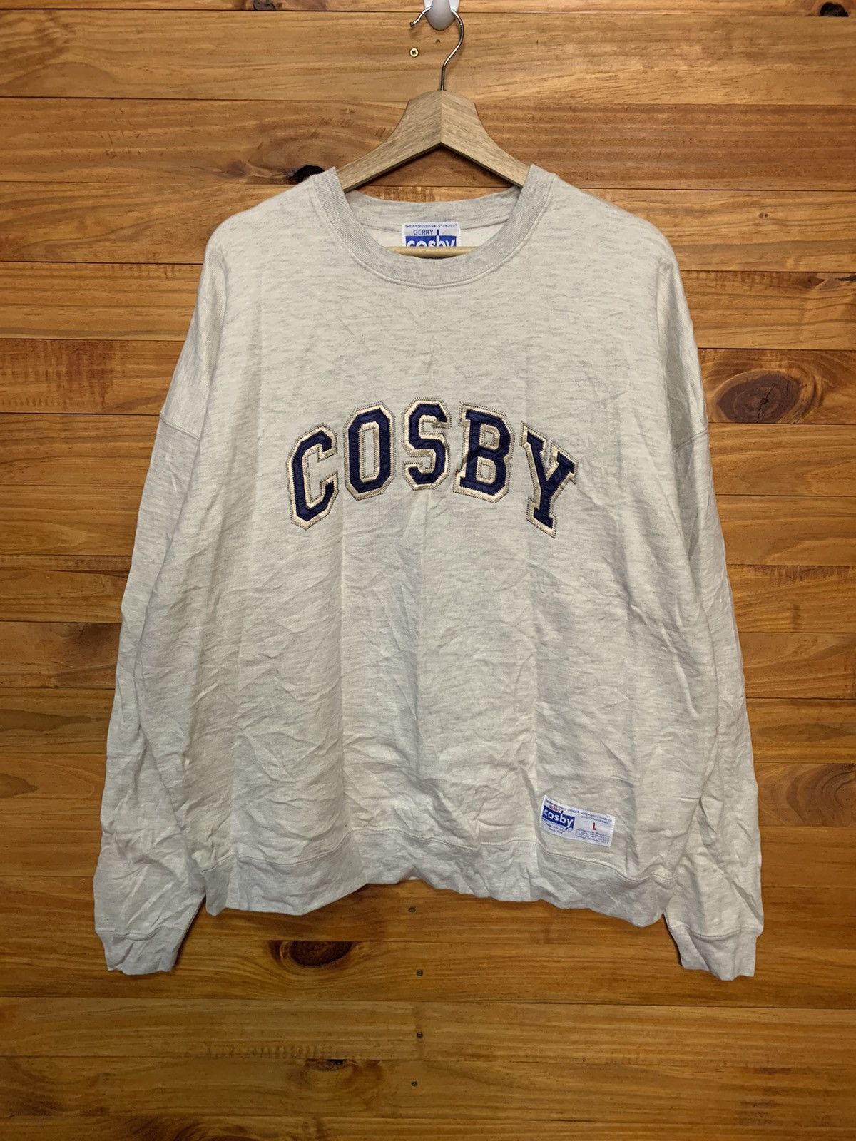 Vintage Vintage Embroidered Cosby By Gerry Sweatshirt Size US L / EU 52-54 / 3 - 1 Thumbnail