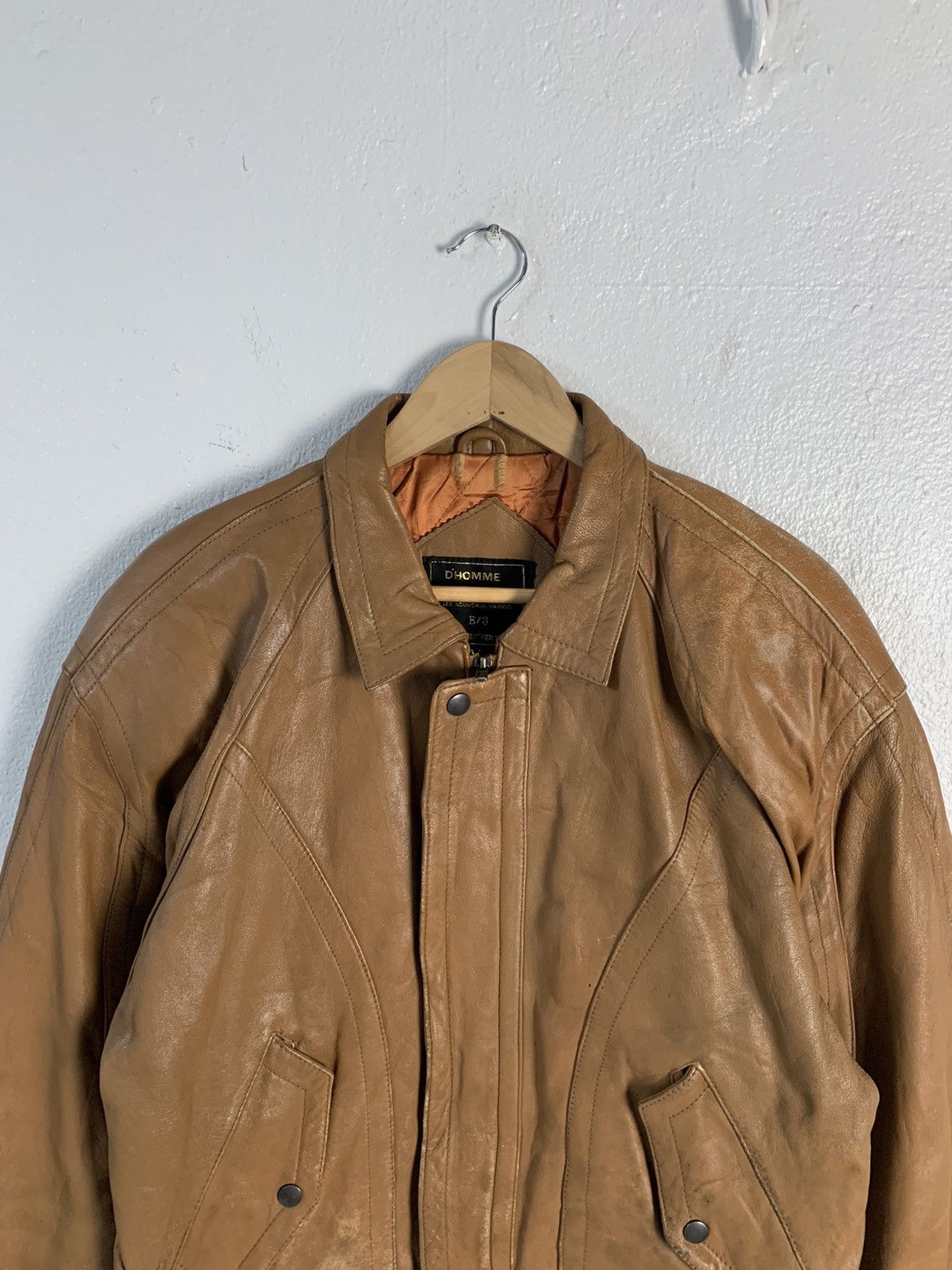 Japanese Brand D’Homme AHomme Leather Jacket Size US M / EU 48-50 / 2 - 4 Thumbnail