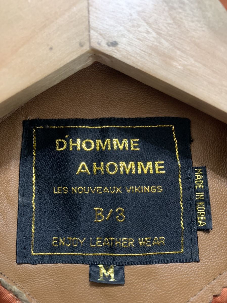Japanese Brand D’Homme AHomme Leather Jacket Size US M / EU 48-50 / 2 - 5 Thumbnail