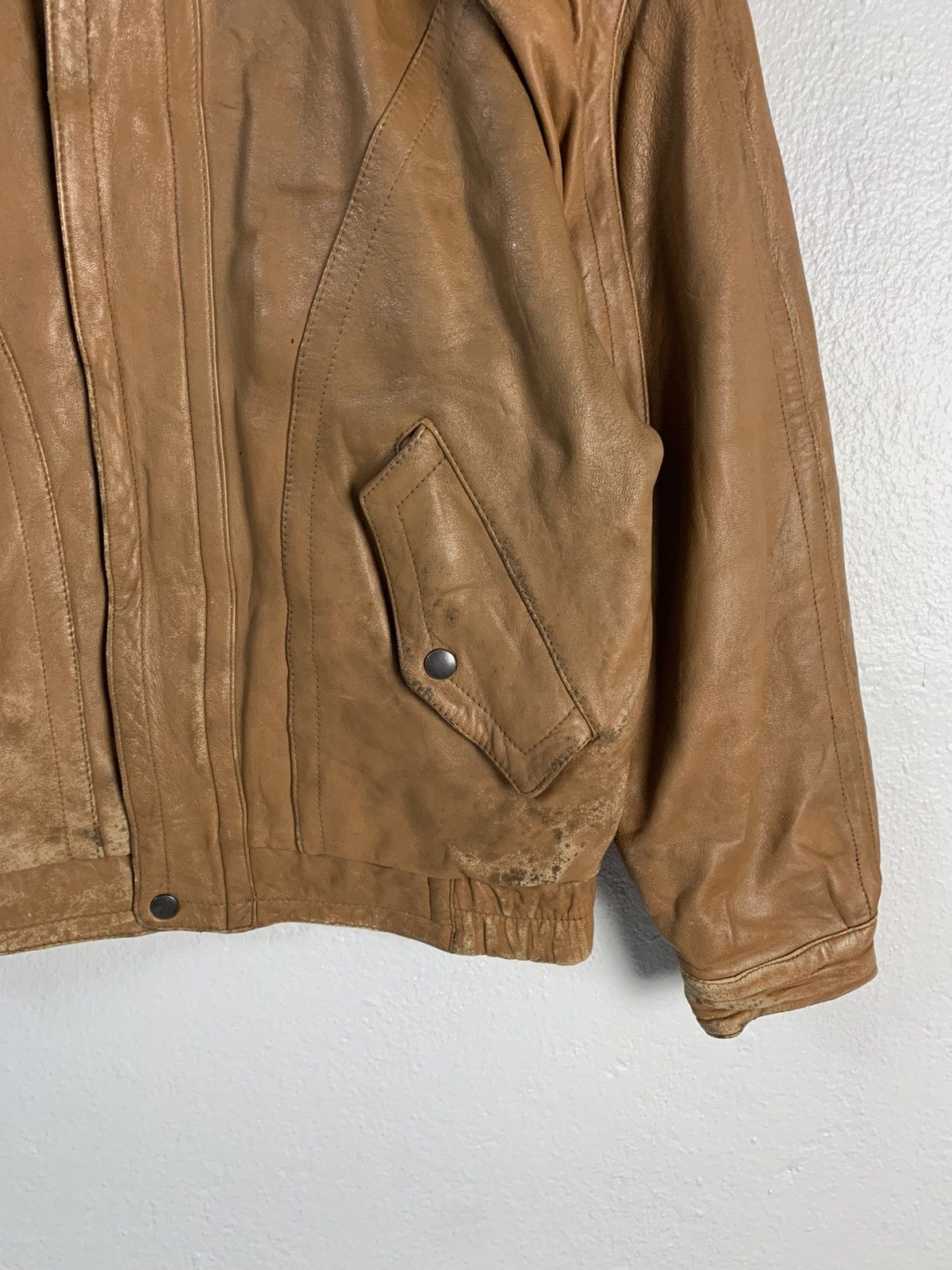 Japanese Brand D’Homme AHomme Leather Jacket Size US M / EU 48-50 / 2 - 2 Thumbnail