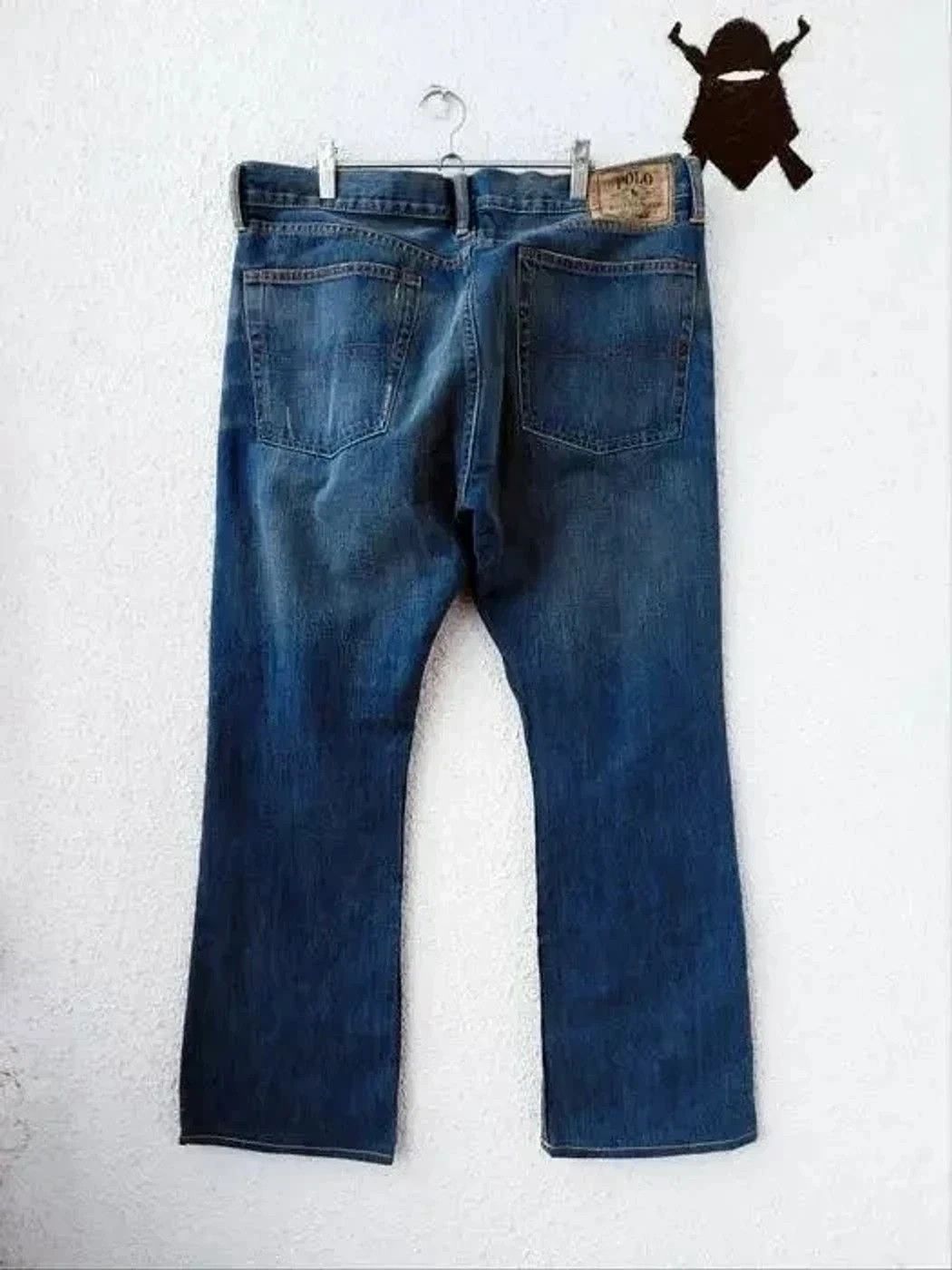 VINTAGE POLO RALPH LAUREN DENIM JEANS PANTS 36X32