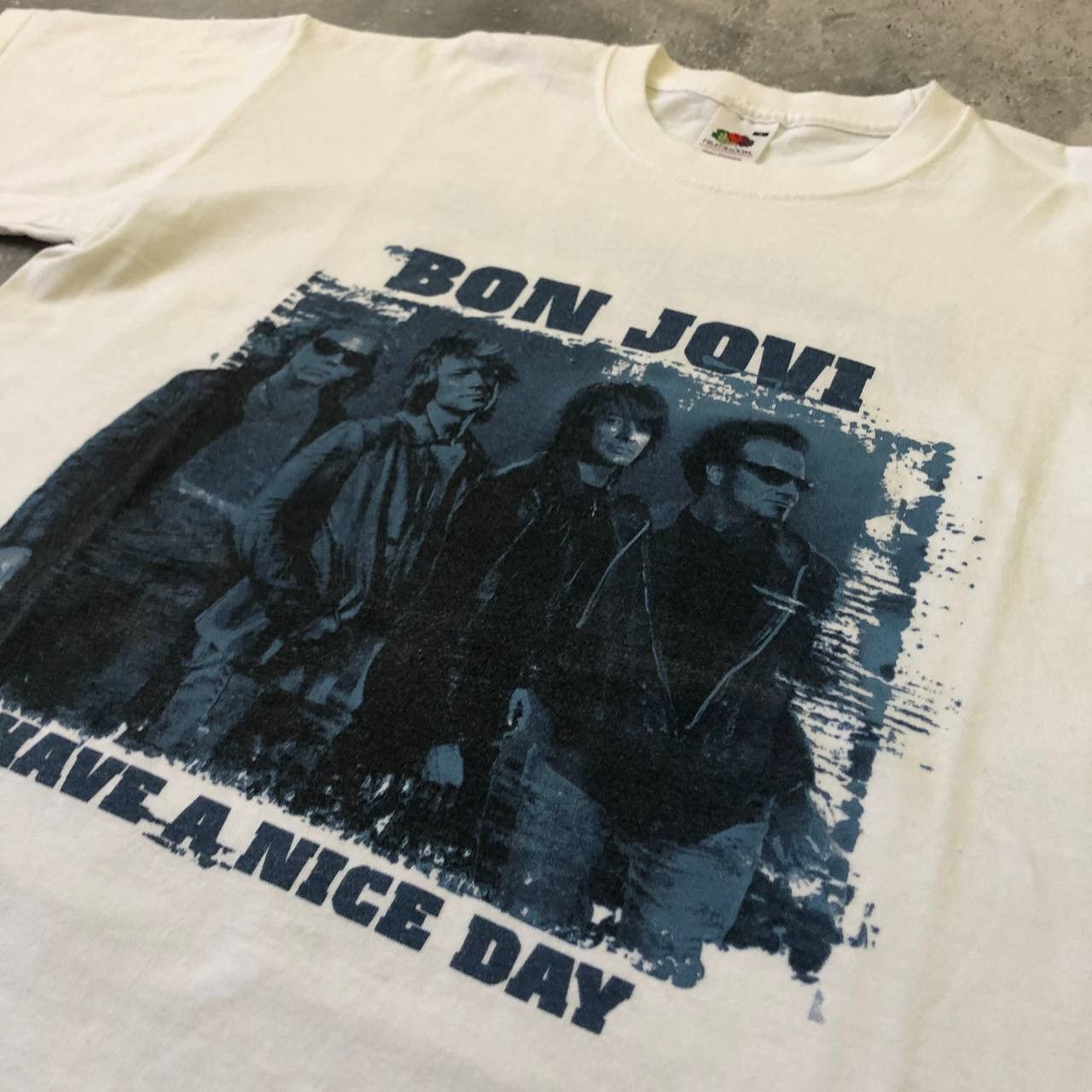 Band Tees Vintage 2005 Bon Jovi World Tour Have A Nice Day T Shirt Size US S / EU 44-46 / 1 - 8 Thumbnail