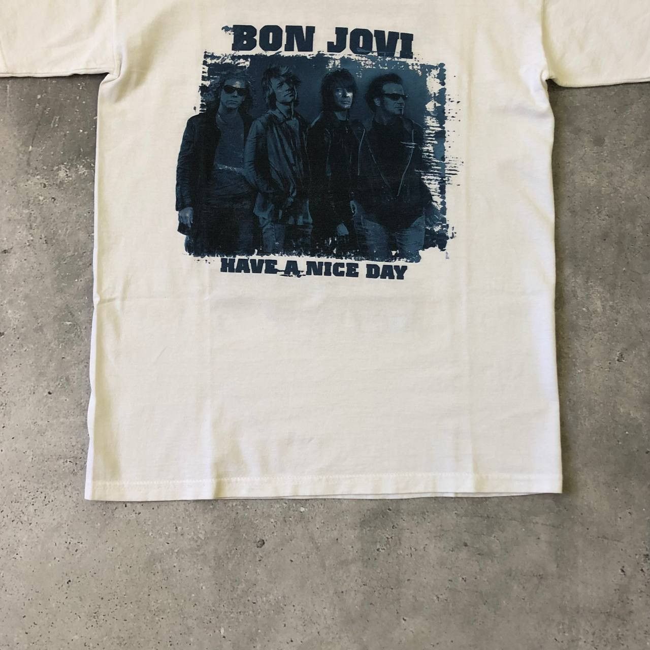 Band Tees Vintage 2005 Bon Jovi World Tour Have A Nice Day T Shirt Size US S / EU 44-46 / 1 - 6 Thumbnail