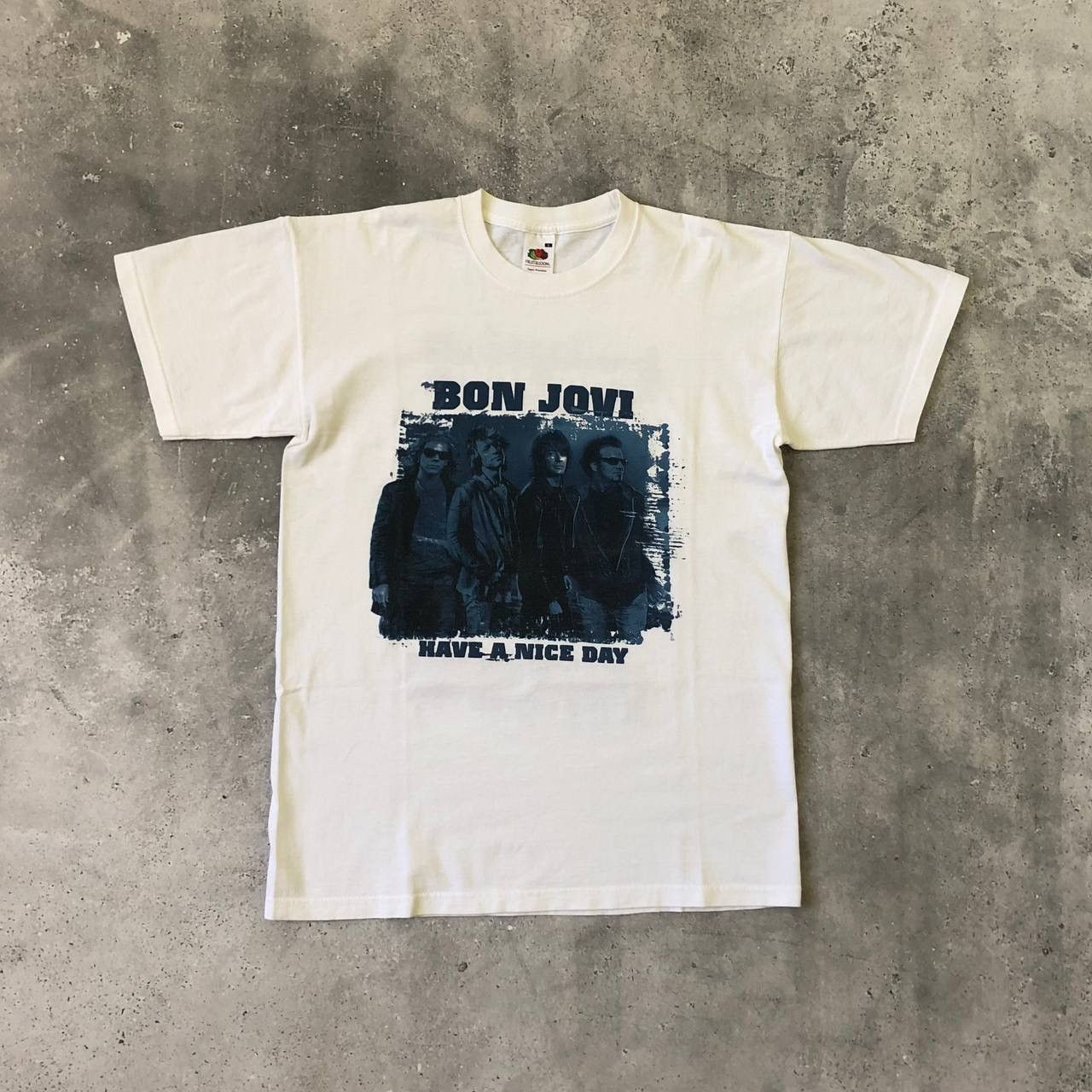 Band Tees Vintage 2005 Bon Jovi World Tour Have A Nice Day T Shirt Size US S / EU 44-46 / 1 - 1 Thumbnail