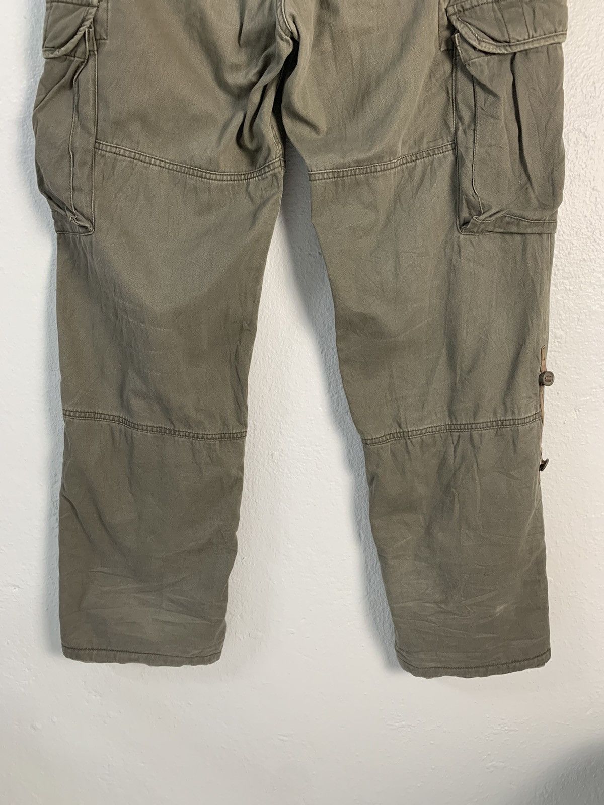 Japanese Brand Real Crush Clothing Multipocket Cargo Pants Size US 36 / EU 52 - 7 Thumbnail