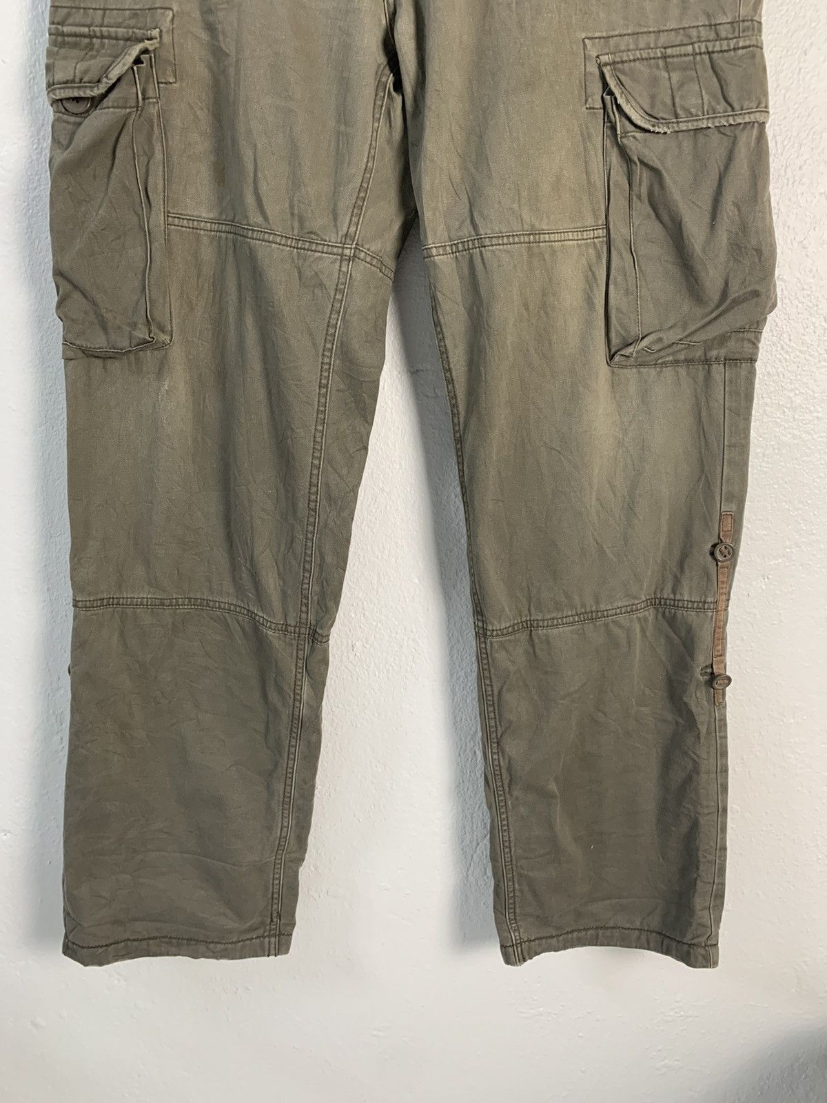 Japanese Brand Real Crush Clothing Multipocket Cargo Pants Size US 36 / EU 52 - 2 Thumbnail